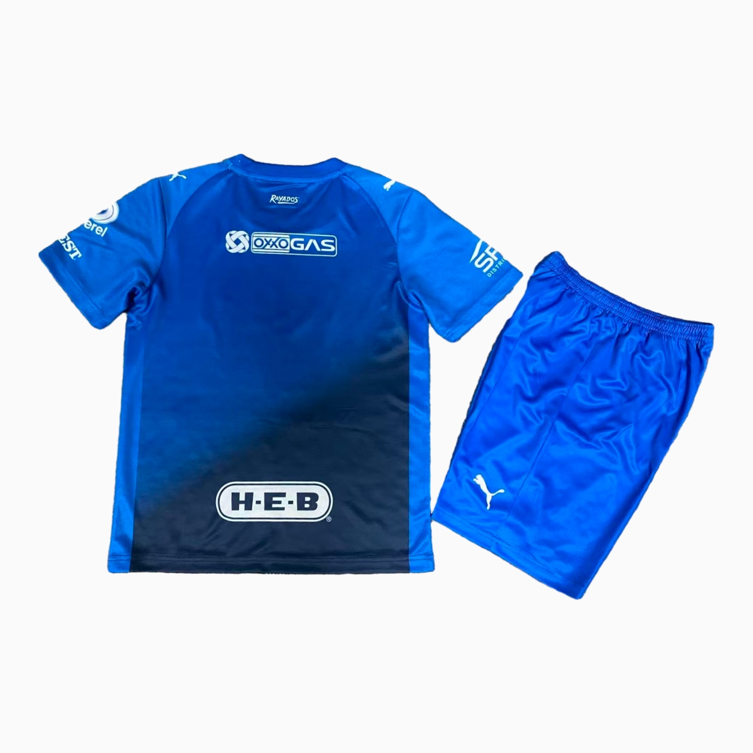 TKH-turbokithub-Rayados Monterrey 25-26 Third Blue Kids Kit