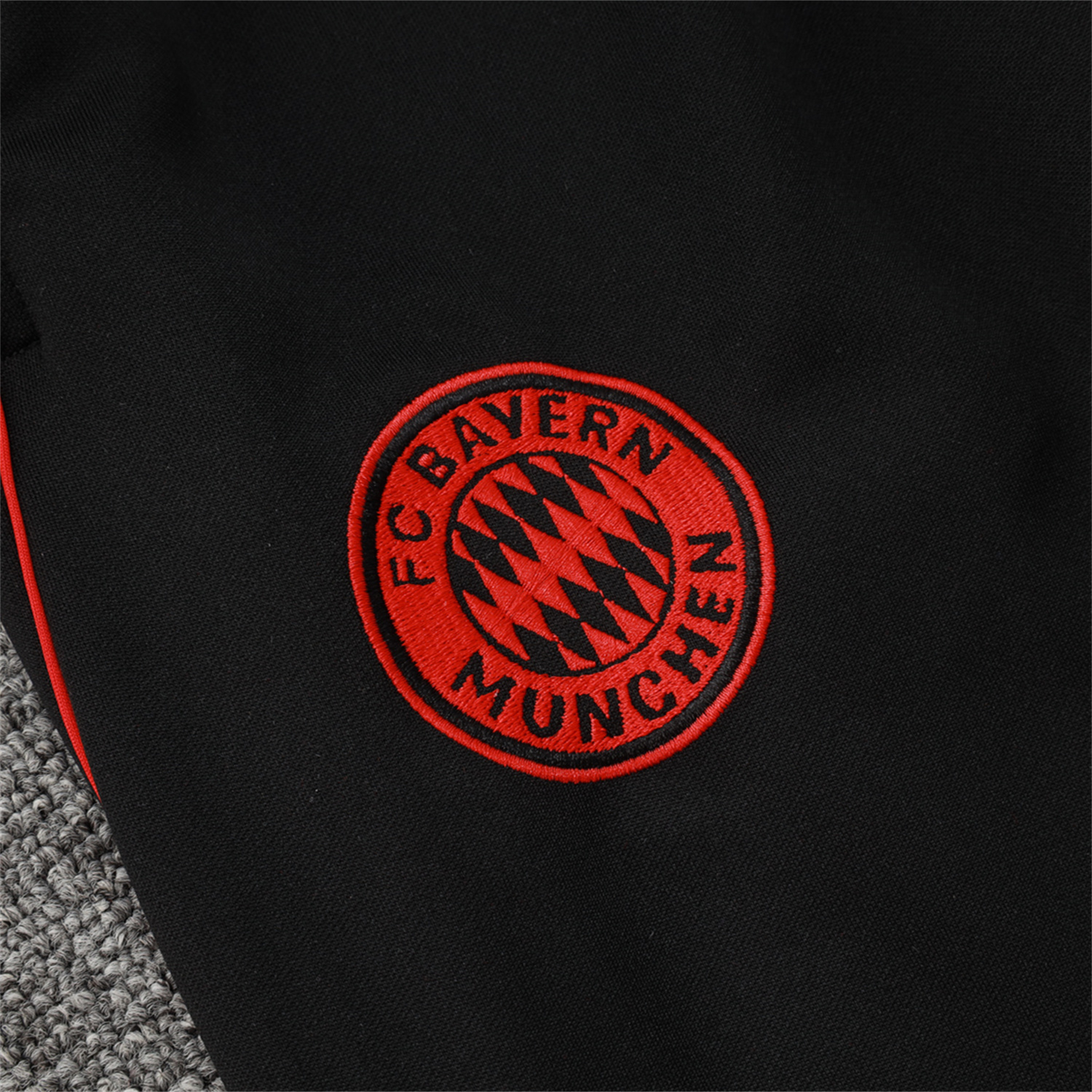 TKH-turbokithub-Bayern Munich 25-26 Jacket Training Tracksuit - Army Green Top and Black Pants