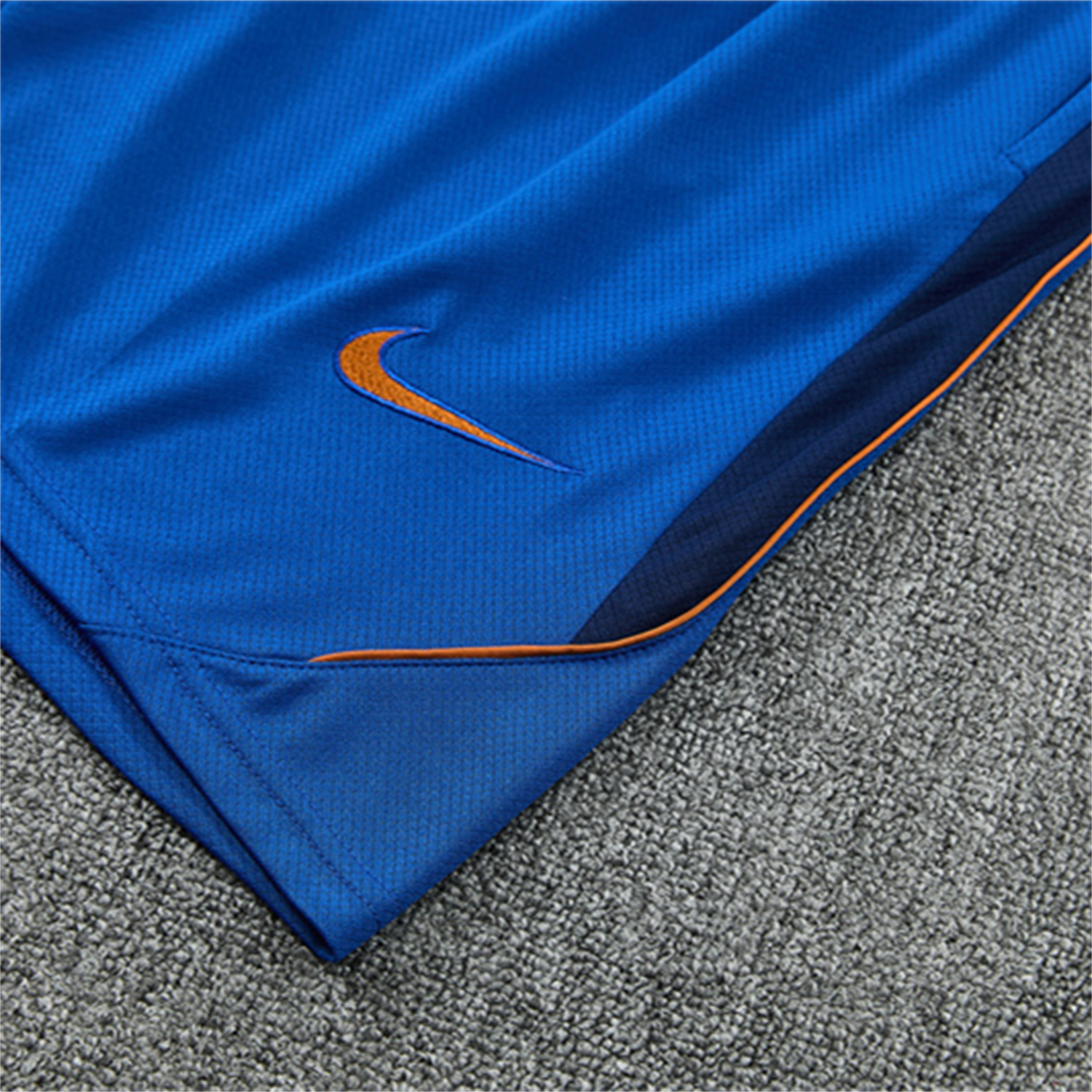 TKH-turbokithub-France 2026 Short-Sleeve Training Set - Blue Top & Shorts