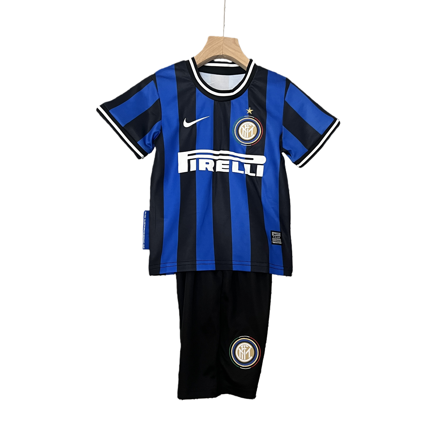 TKH-turbokithub-Retro Inter Milan 09-10 Home Stadium Kids Kit
