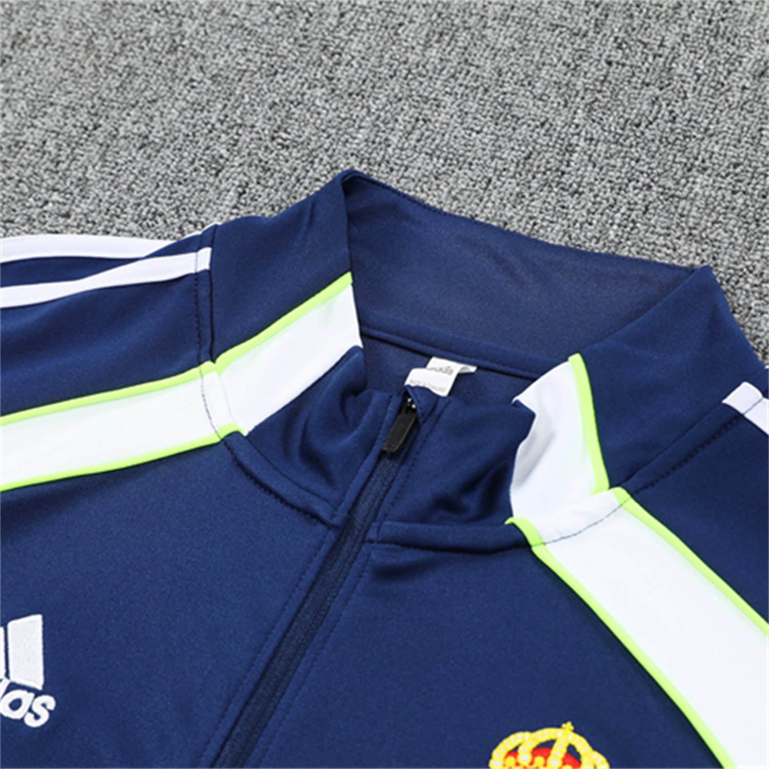 TKH-turbokithub-Real Madrid 25-26 Long Sleeve Training Set - Throwback Royal Blue Top and Pants