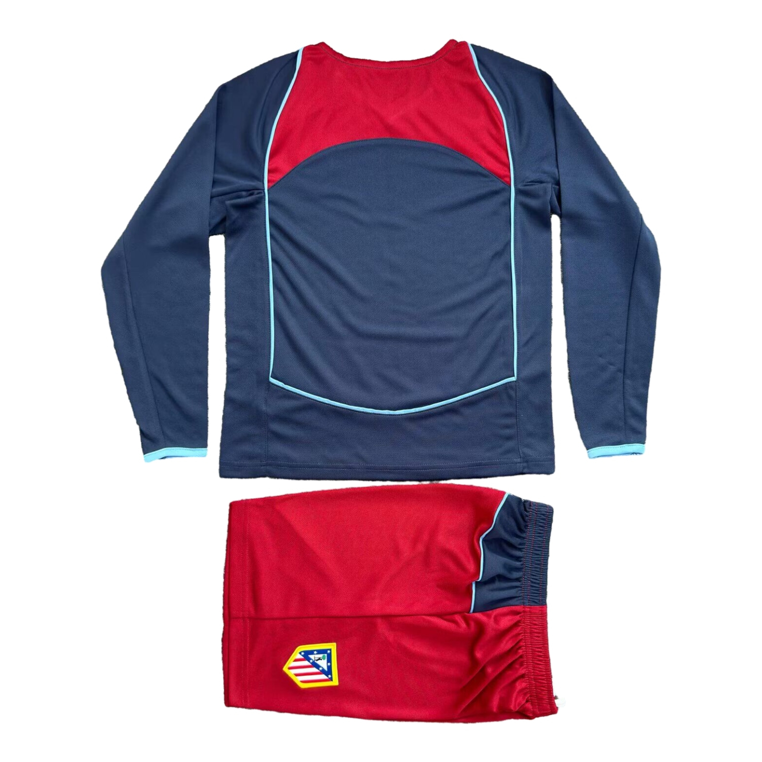 TKH-turbokithub-Retro Atletico Madrid 2004-05 Away S.p.i.d.e.r M.a.n Special Long Sleeves Kids Kit