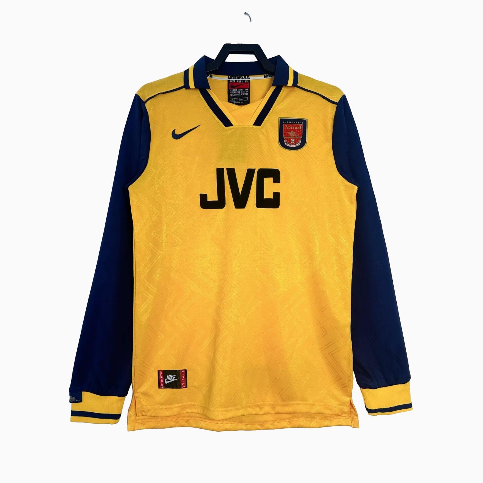 TKH-turbokithub-Retro Arsenal 1996-97 Away Long Sleeves Jersey