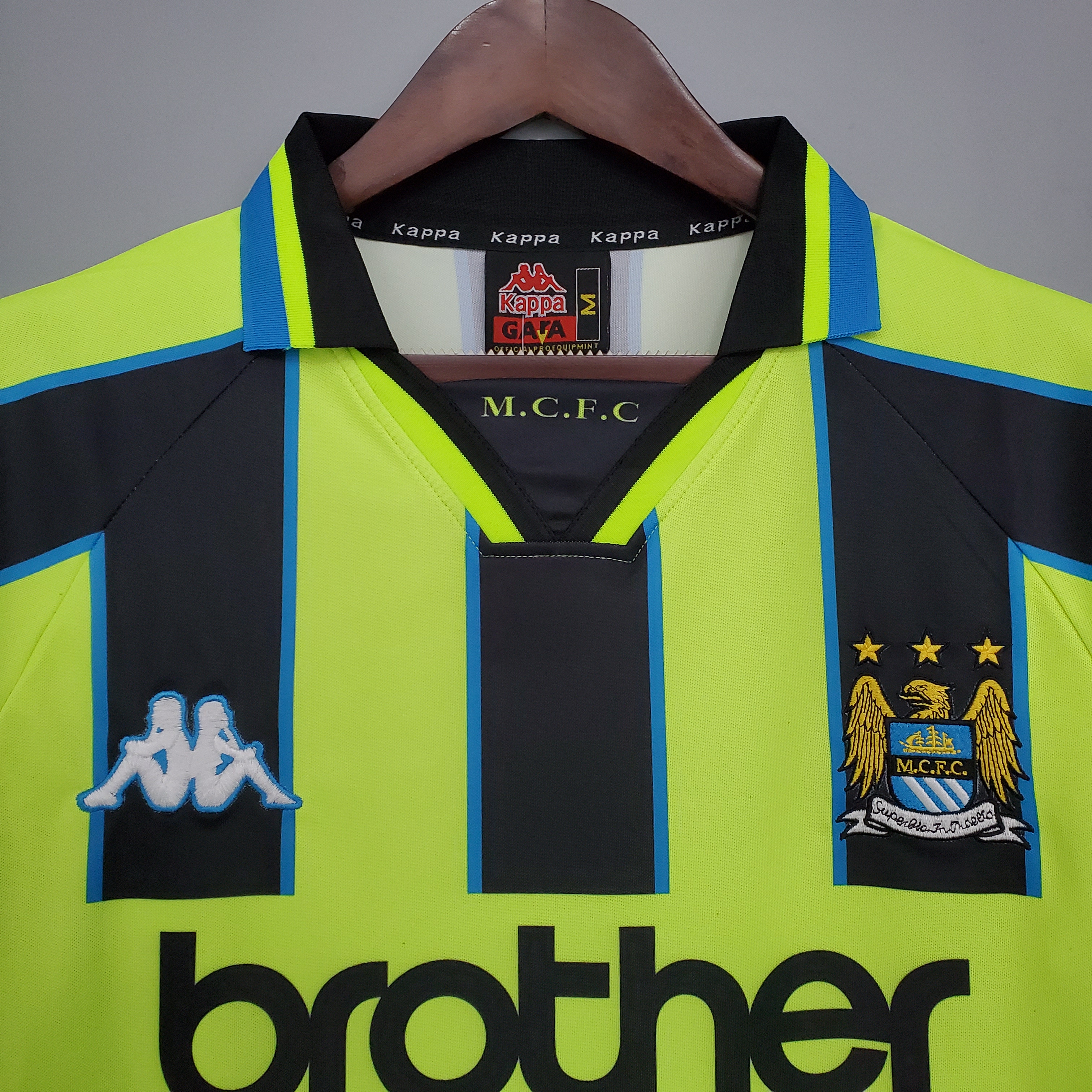 TKH-turbokithub-Retro Manchester City 1998-99 Away Stadium Jersey