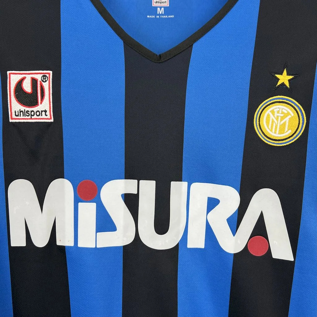 TKH-turbokithub-Retro Inter Milan 1990-91 Home Jersey