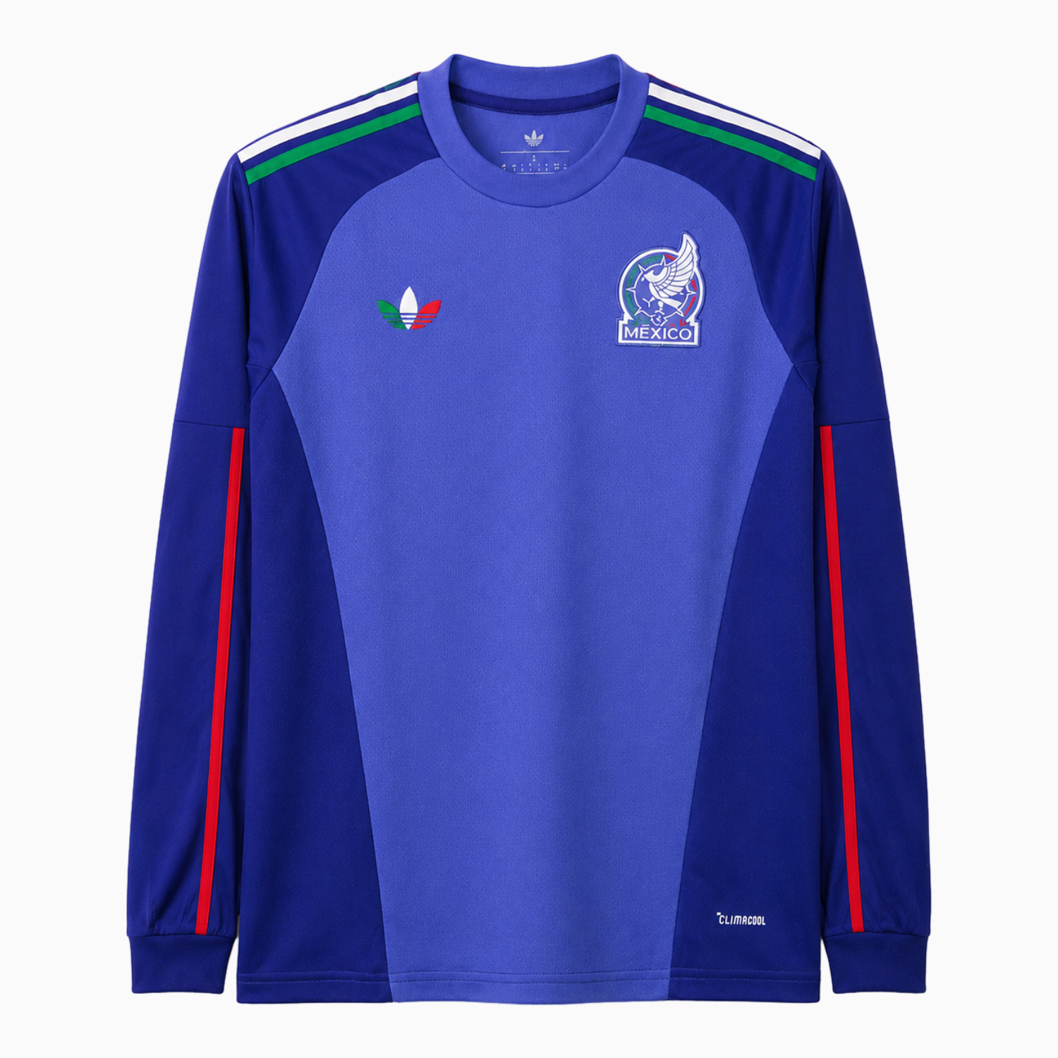 TKH-turbokithub-Mexico 2026 Goalkeeper Blue Long Seelve Jersey - Fans Version