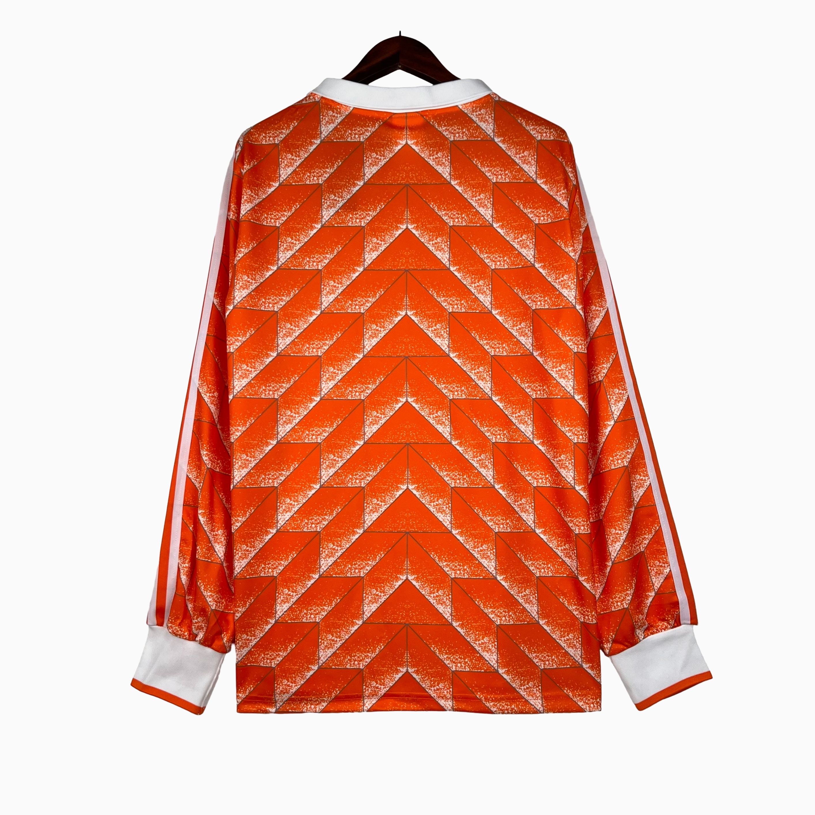 TKH-turbokithub-Retro Netherlands1988 Home Stadium Long Sleeve Jersey
