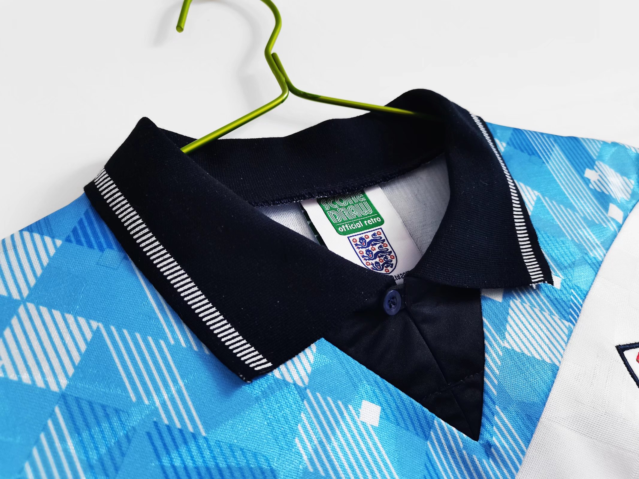 TKH-turbokithub-Retro England 1990 Three Color Jersey