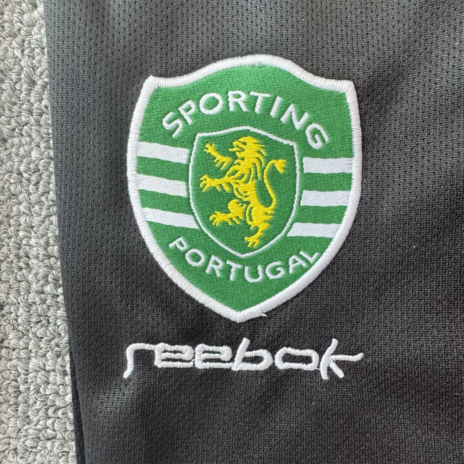 TKH-turbokithub-Retro Sporting CP 2002-03 Home Long Sleeves Kids Kit