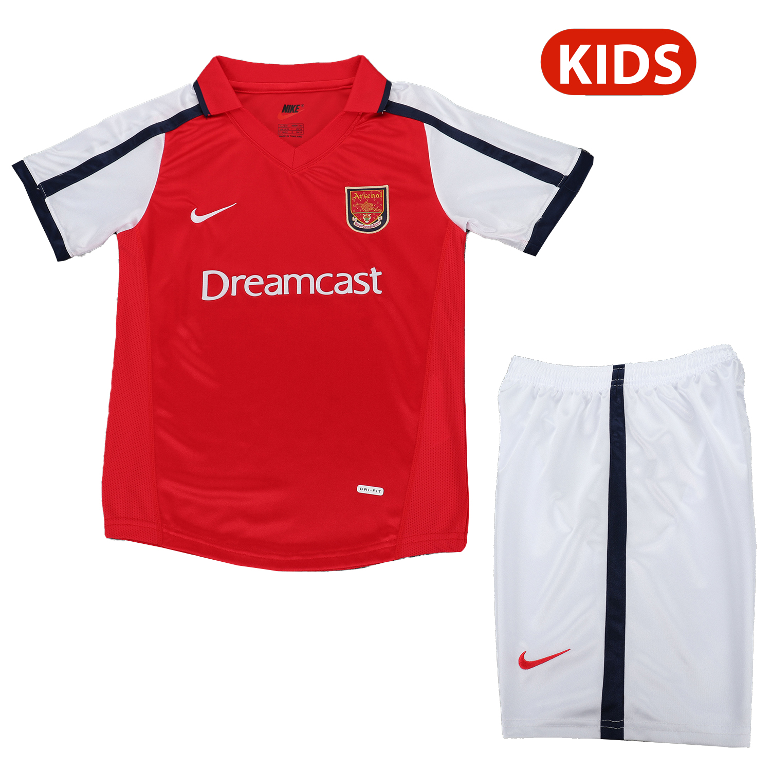 TKH-turbokithub-Retro Arsenal 2001-02 Home Kids Kit