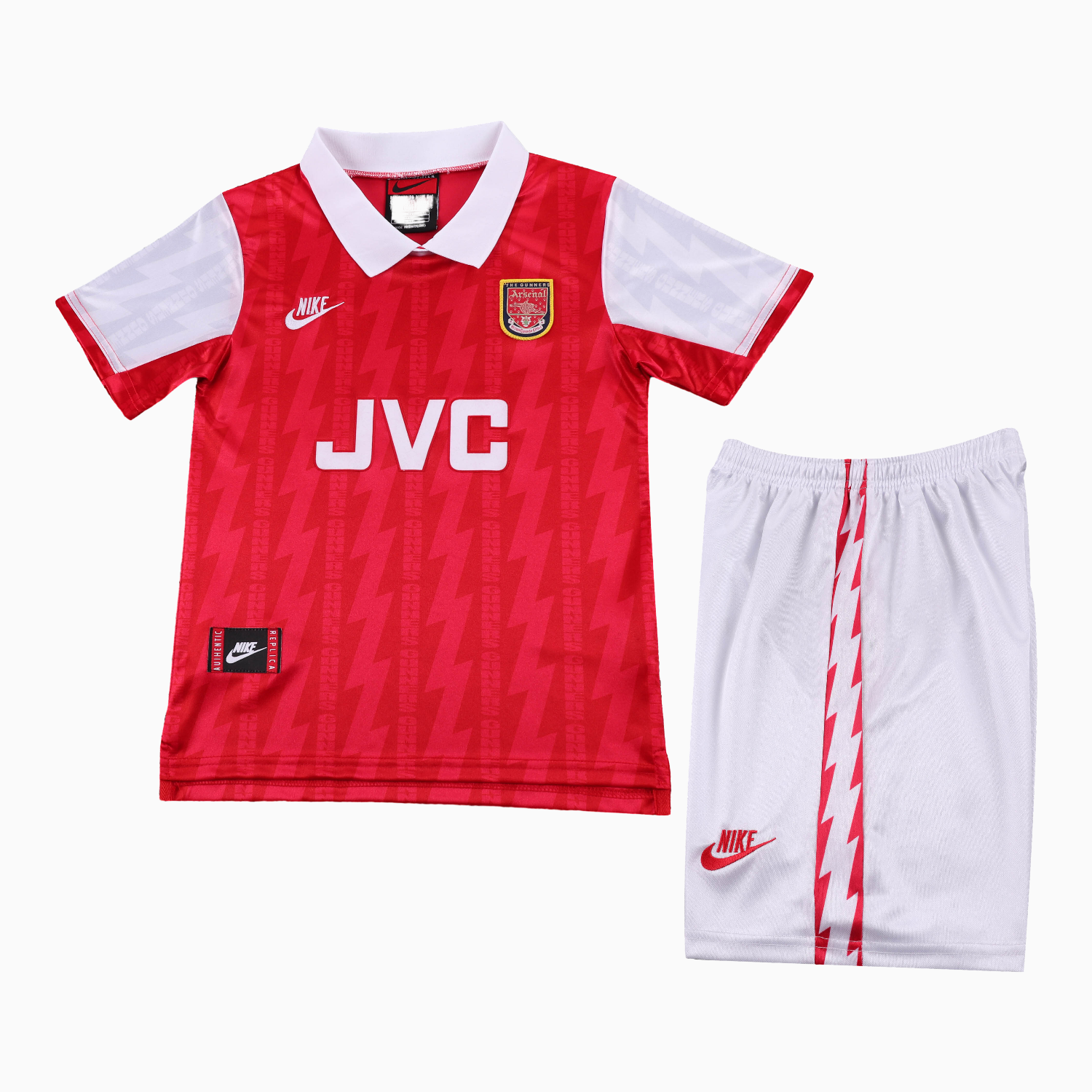 TKH-turbokithub-Retro Arsenal 1994-95 Home Kids Kit