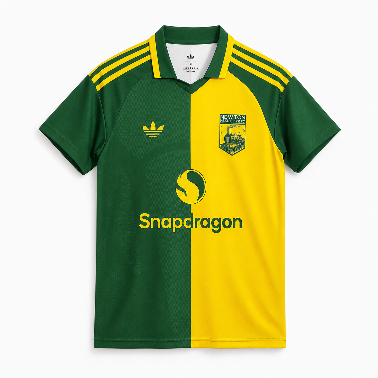 TKH-turbokithub-Manchester United 26-27 125 Years Anniversary Newton Heath LYR Green Yellow Special Jersey - Fans Version