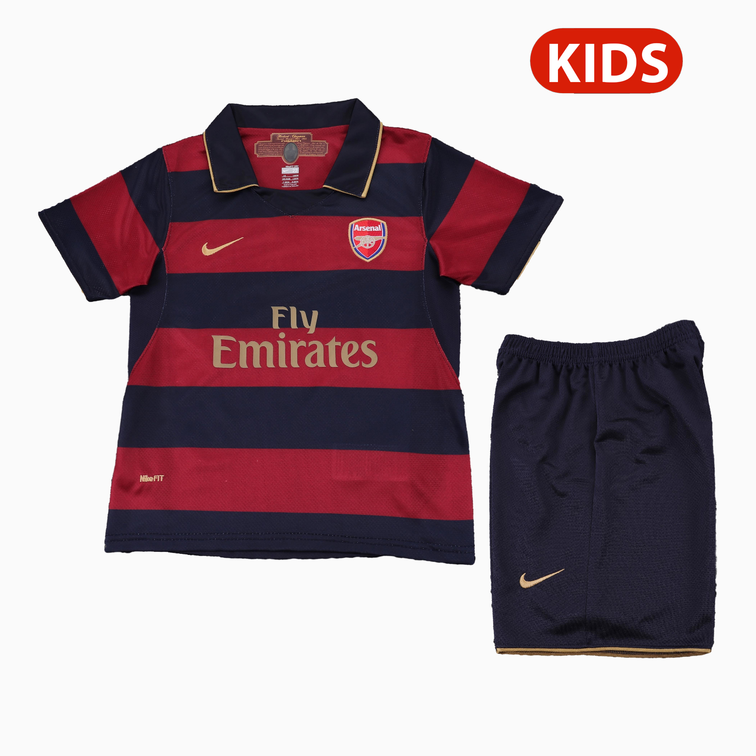 TKH-turbokithub-Retro Arsenal 2007-08 Third Kids Kit