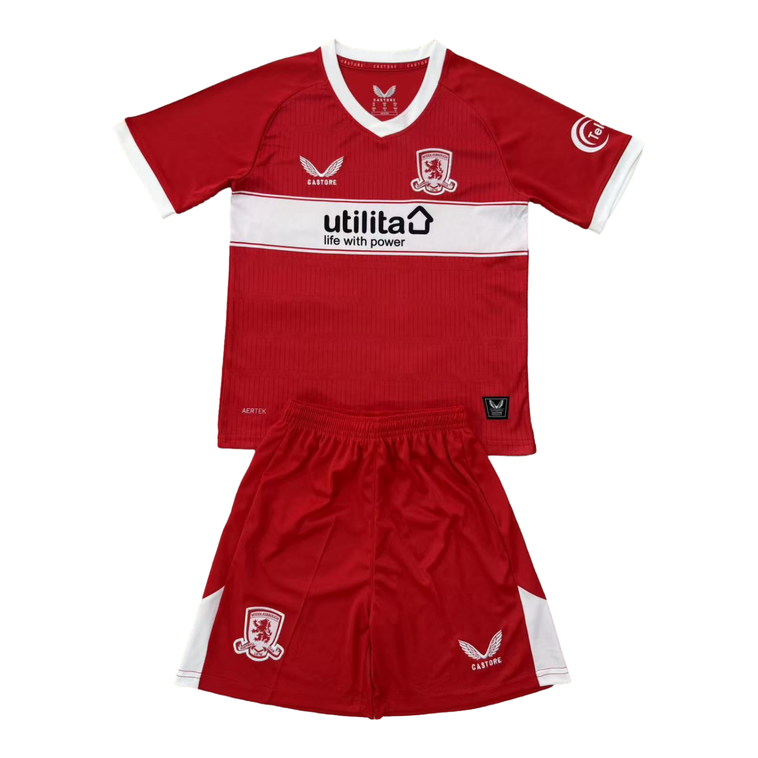 TKH-turbokithub-Middlesbrough 25-26 Home Men's Adult Jersey Set - Fans Version