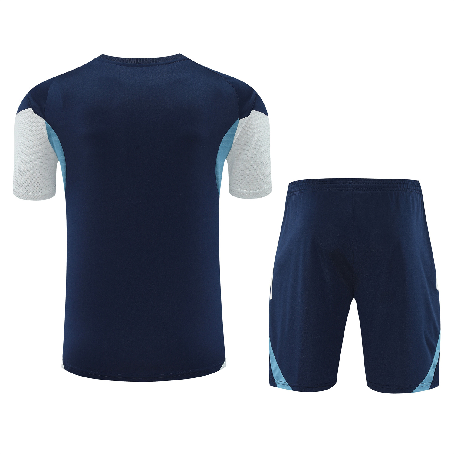 TKH-turbokithub-Arsenal 25-26 Short-Sleeve Training Set - Deep Blue Top & Shorts