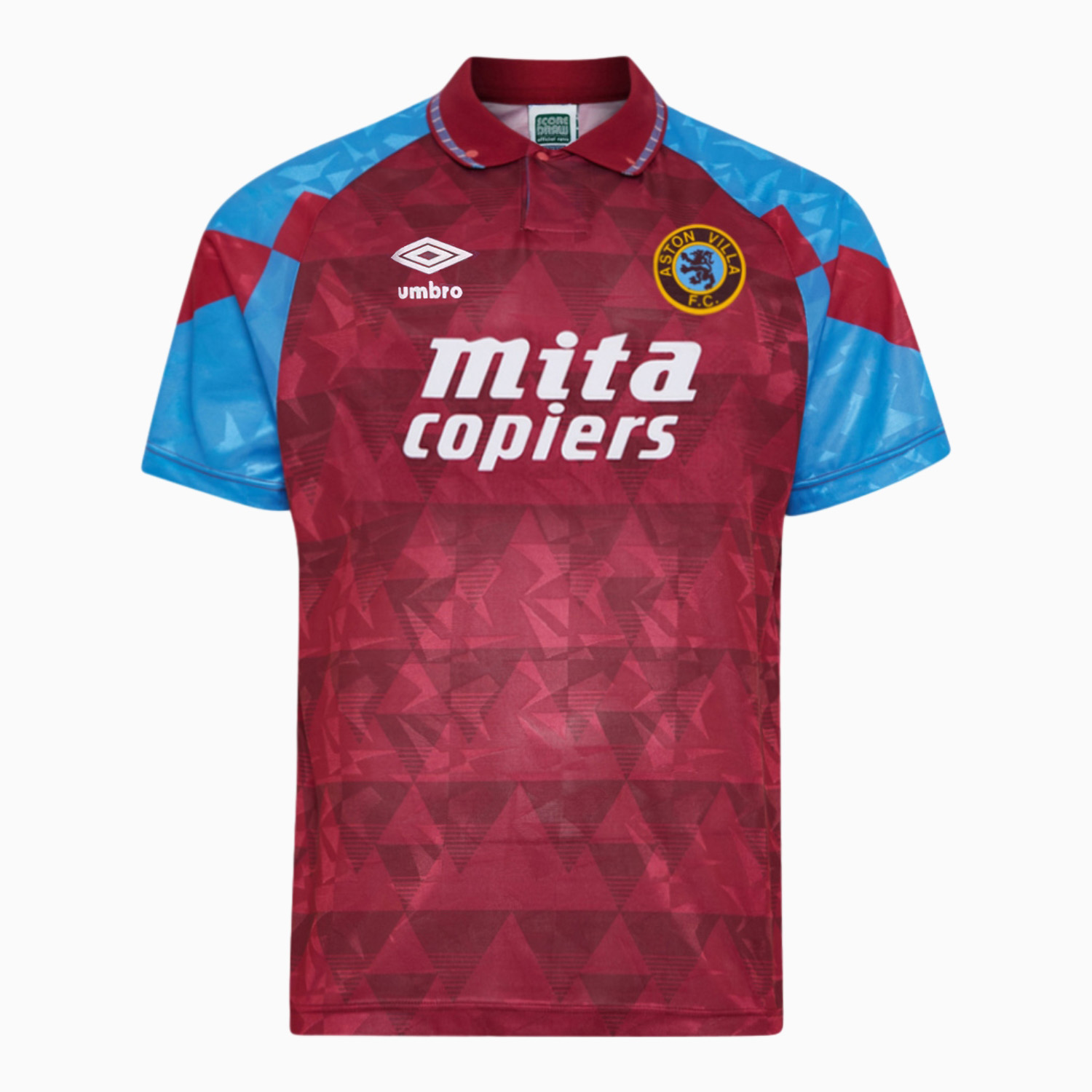 TKH-turbokithub-Retro Aston Villa 1990-92 Home Jersey