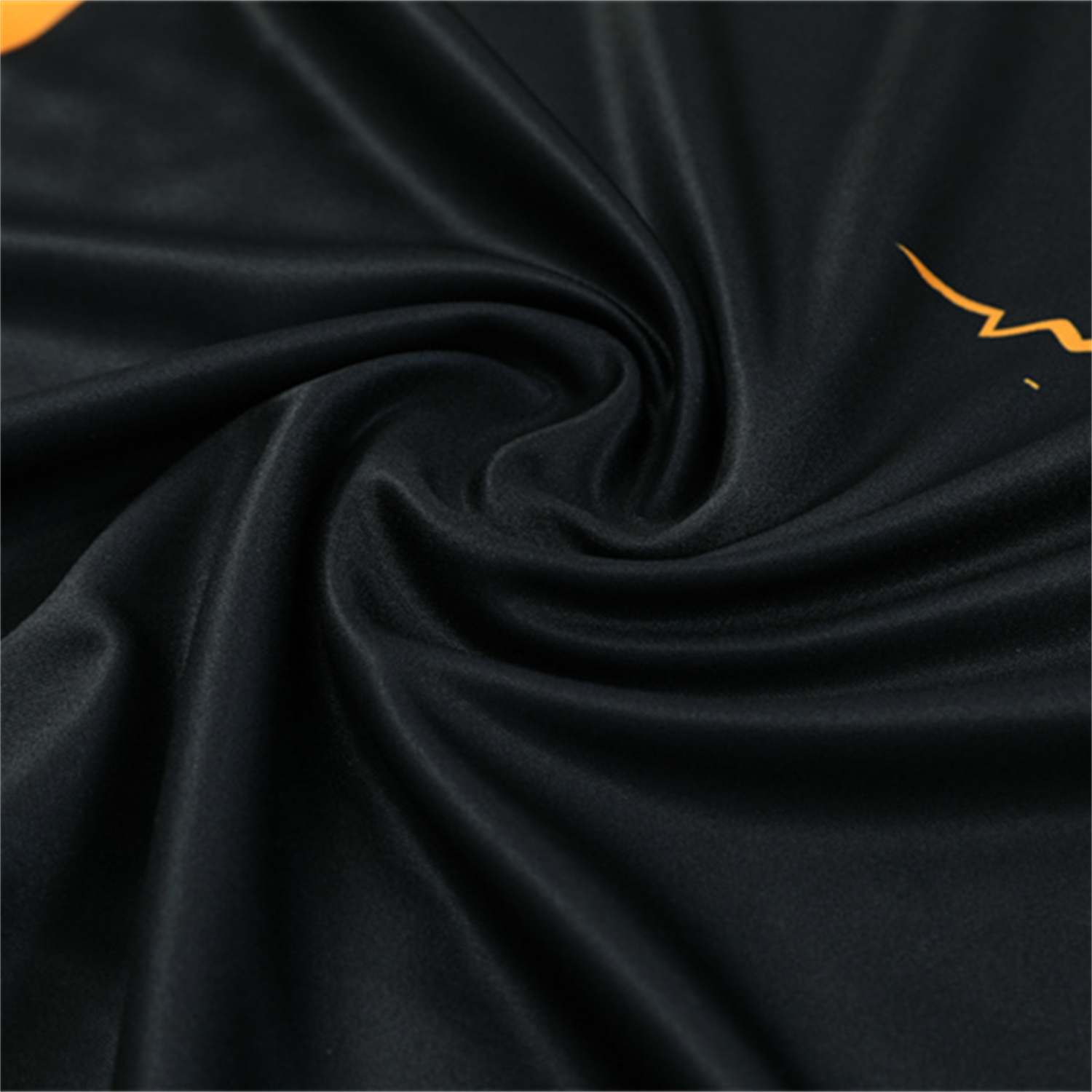 TKH-turbokithub-Real Madrid 25-26 Kids Long Sleeve Training Set - Player Version - Yellow Pattern Black Top and Black Pants