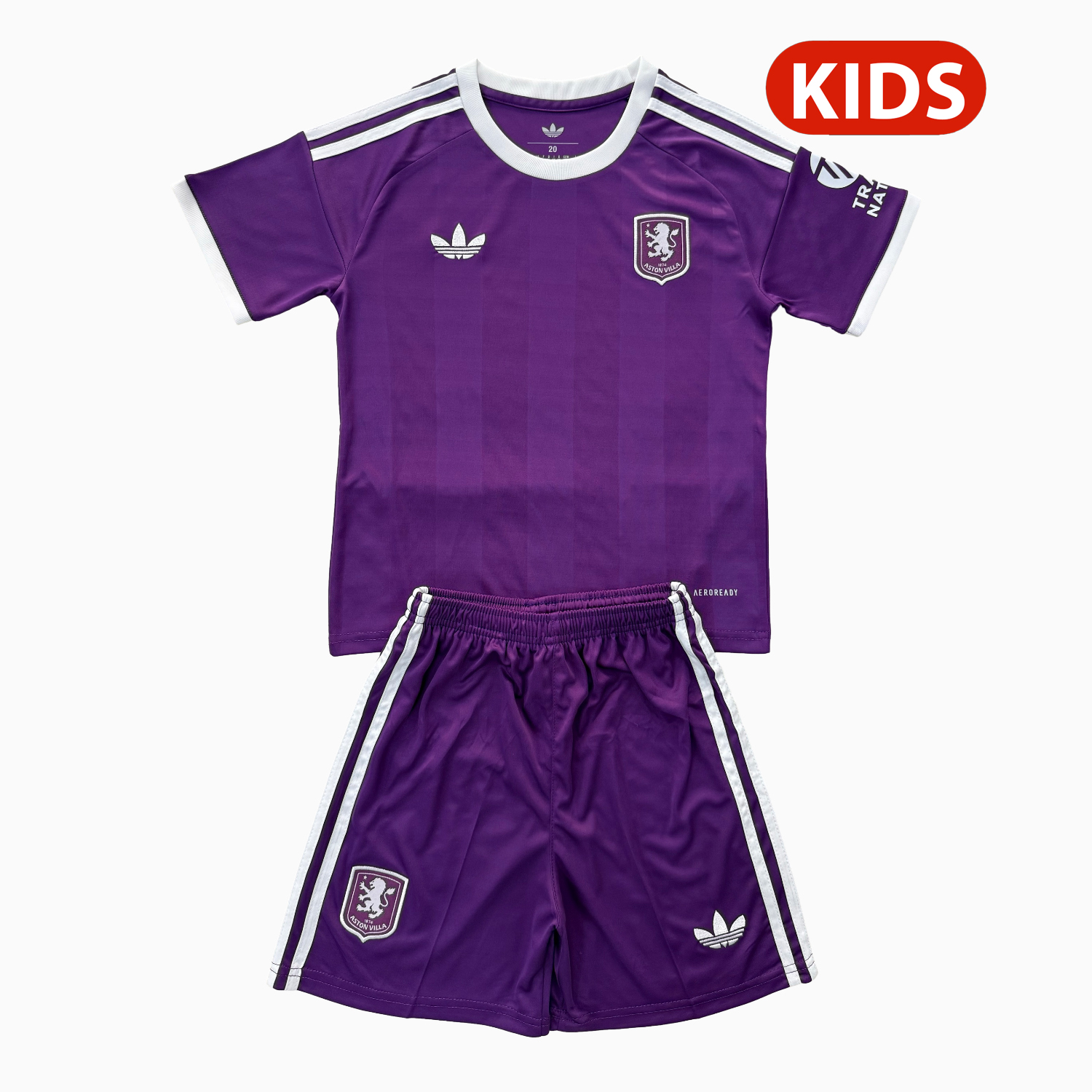 TKH-turbokithub-Aston Villa 25-26 Purple Goalkeeper Kids Kit