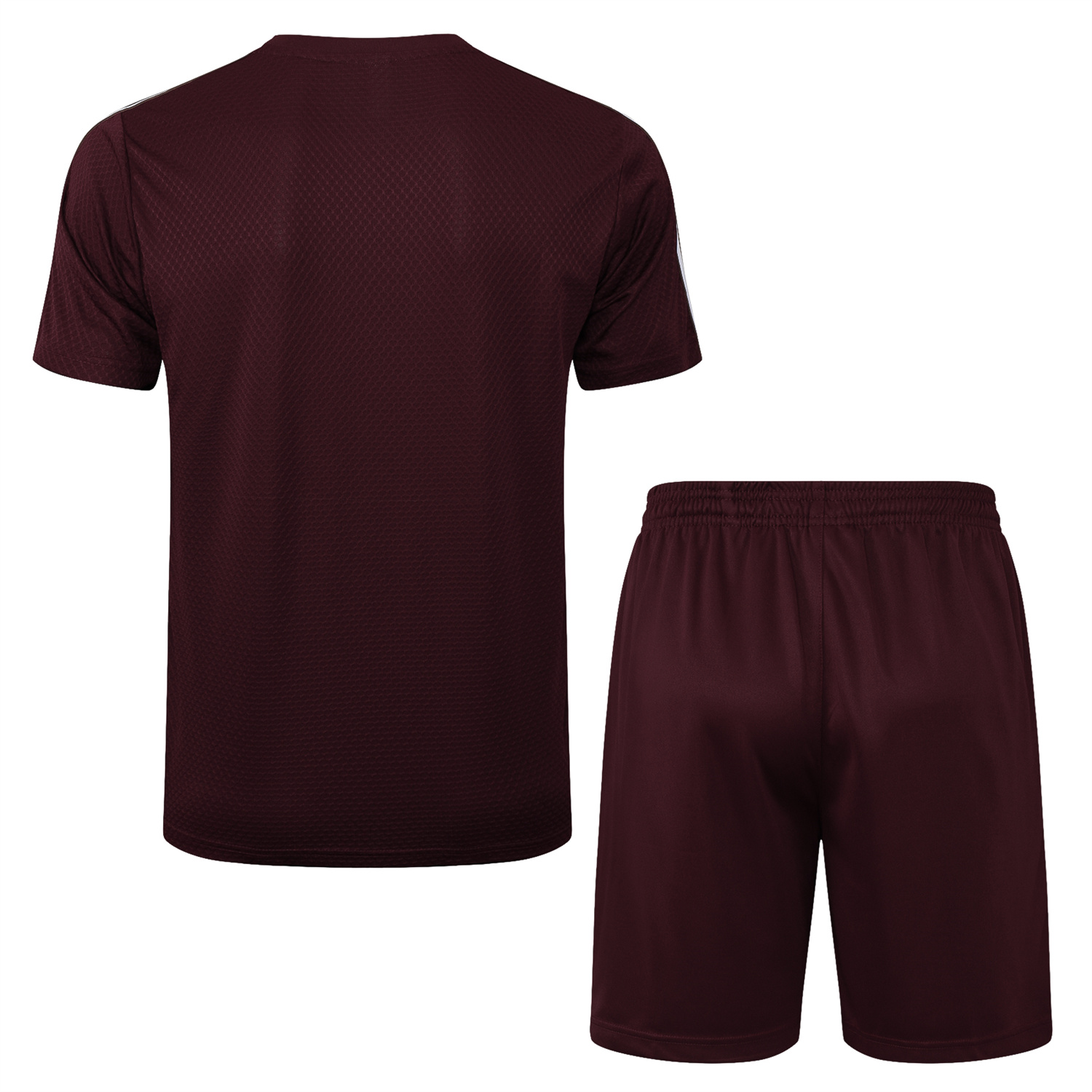 TKH-turbokithub-Ajax 25-26 Throwback Trefoil Short-Sleeve Training Set - Deep Red