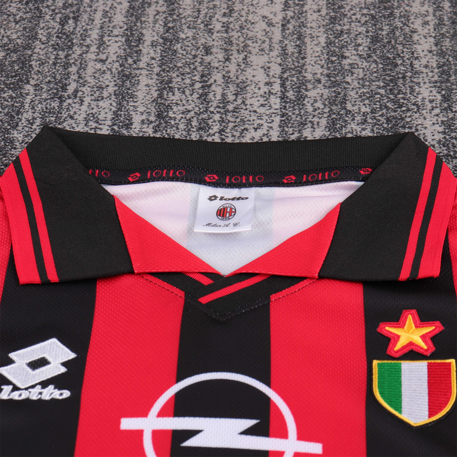 TKH-turbokithub-Retro AC Milan 1996-97 Home Kids Kit