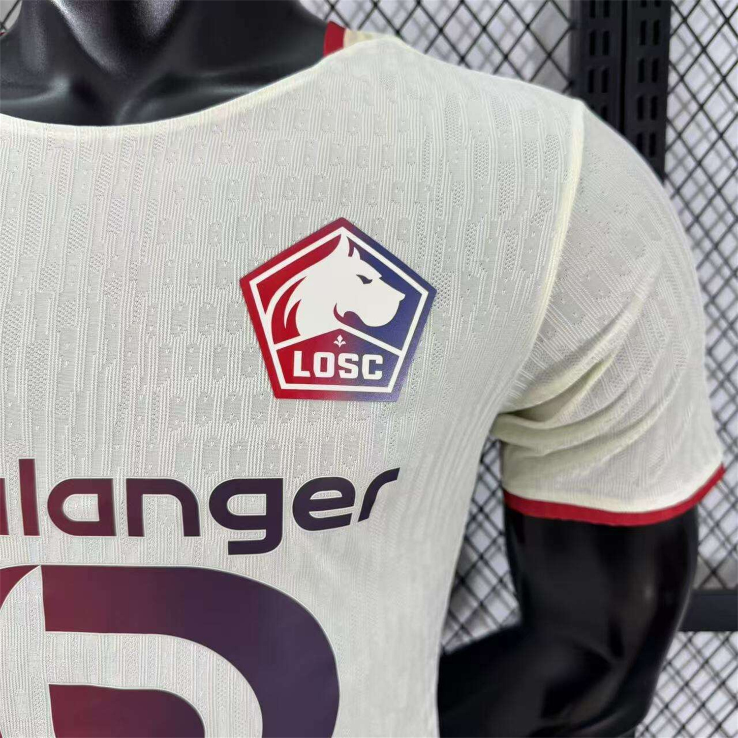 TKH-turbokithub-Lille 25-26 Away White Jersey - Player Version