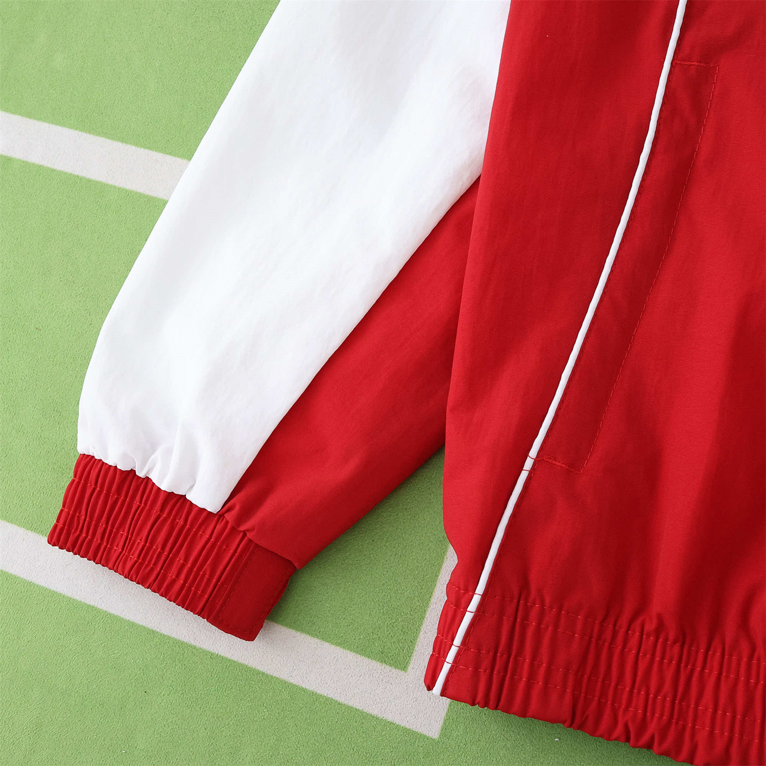 TKH-turbokithub-Arsenal 25-26 Throwback Windbreaker Jacket - Red