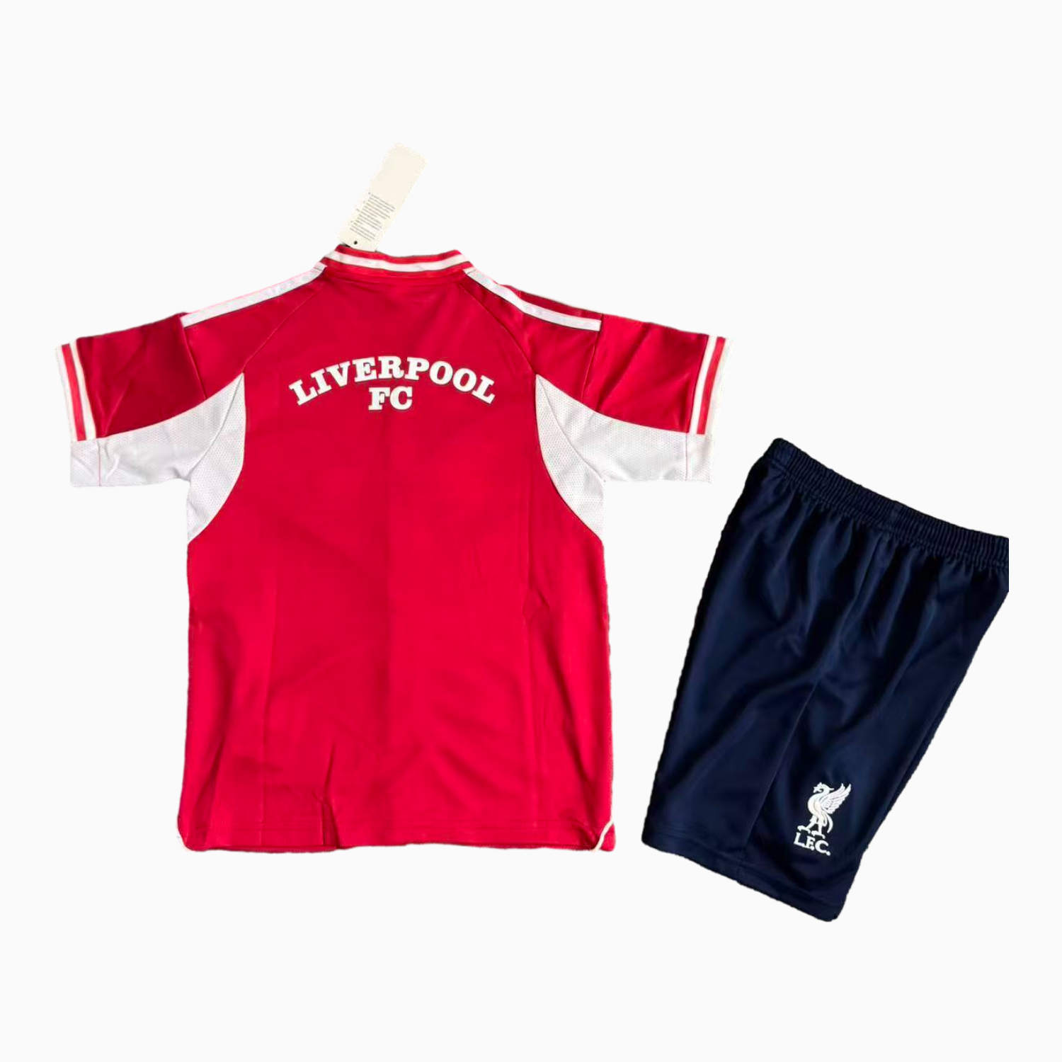 TKH-turbokithub-Liver.pool 25-26 Red With White Lines Baseball Kids Kit