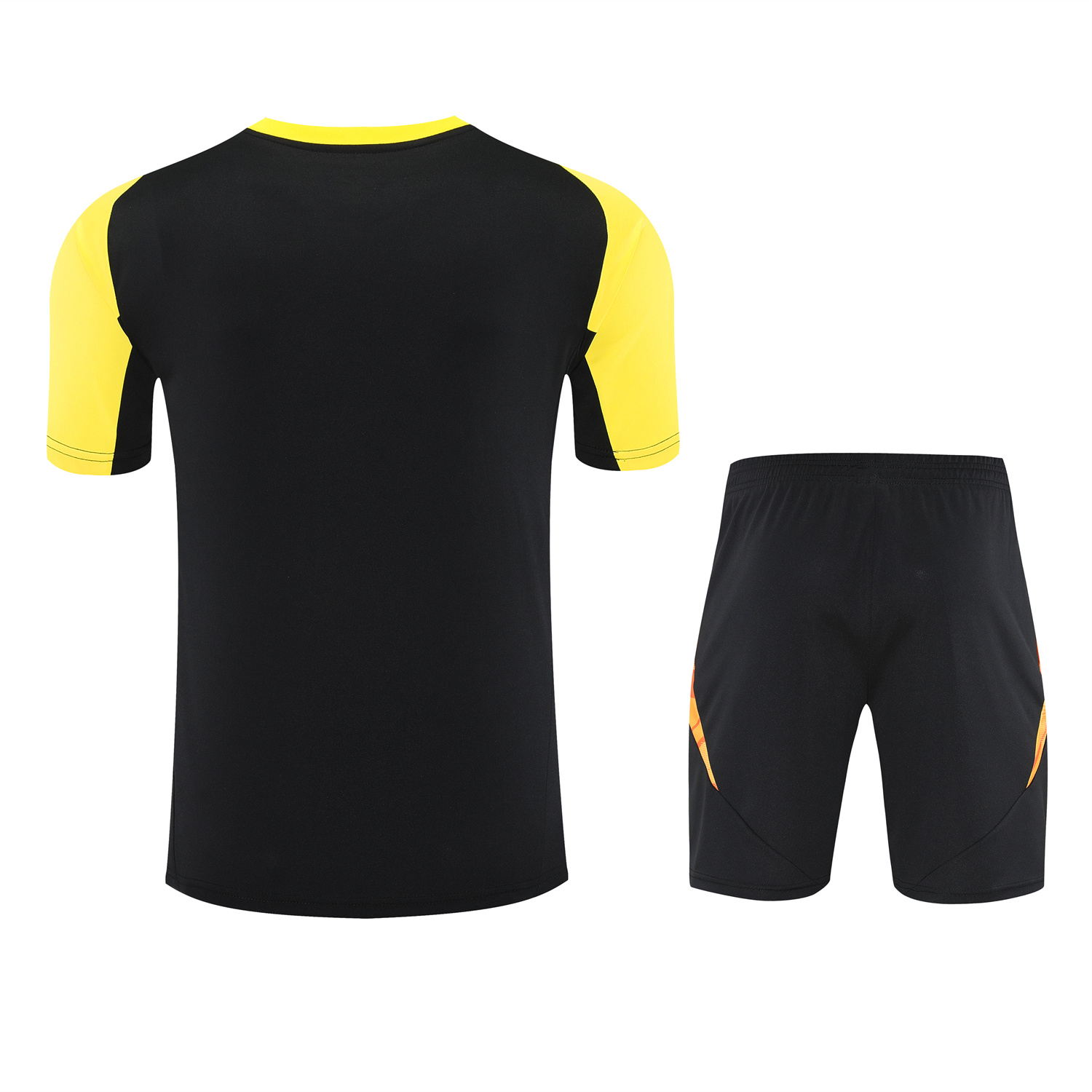 TKH-turbokithub-Atletico Mineiro 25-26 Short-Sleeve Kids Training Set - Black Top With Black Shorts
