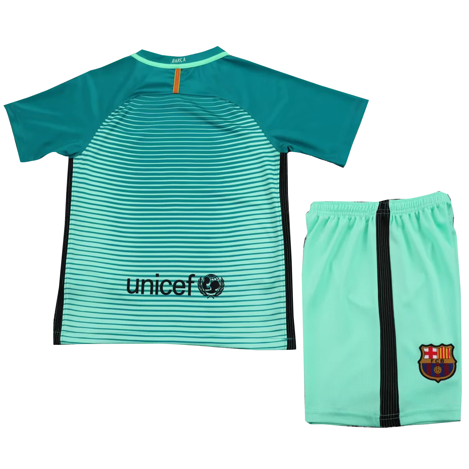 TKH-turbokithub-Retro Barcelona 2016-17 Third Kids Kit