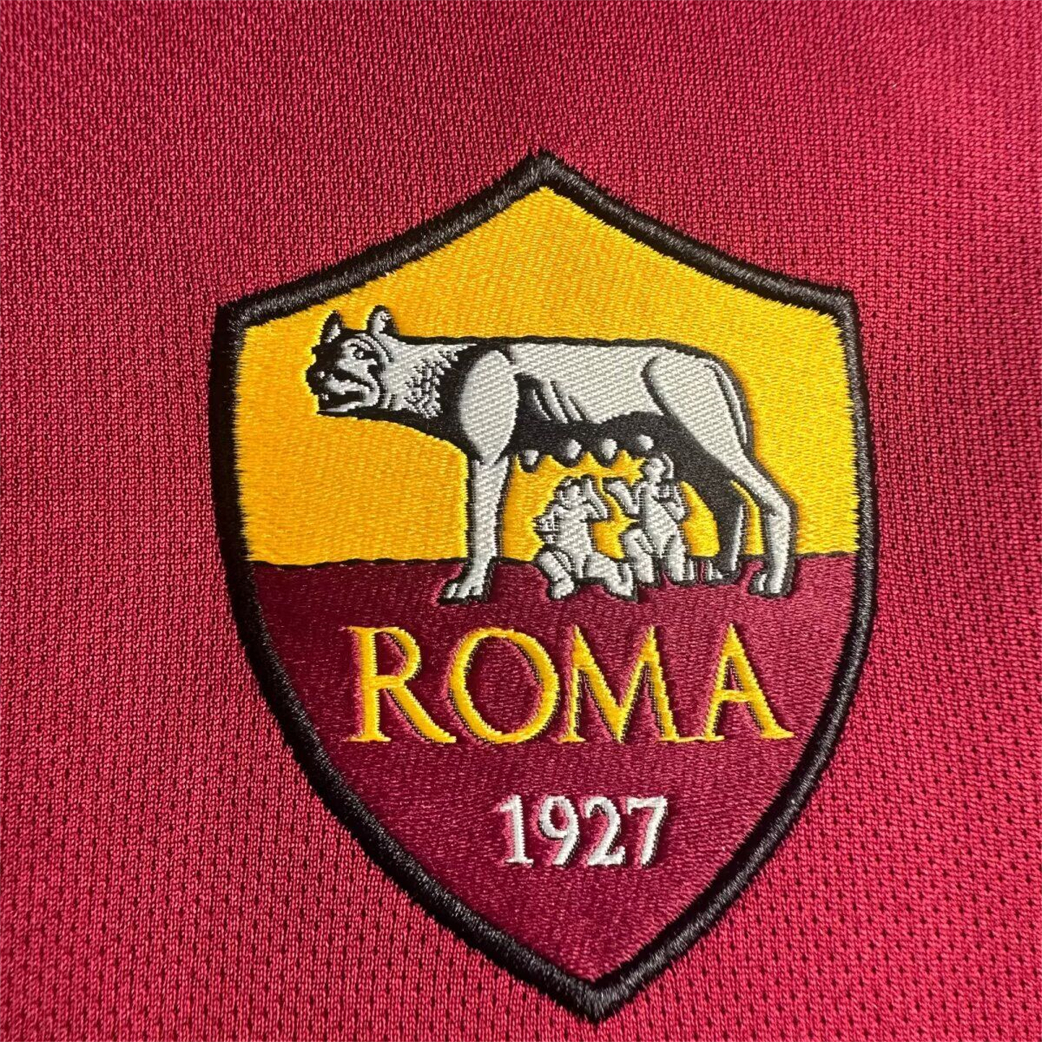 TKH-turbokithub-Retro Roma 2017-18 Home Long Sleeves Jersey