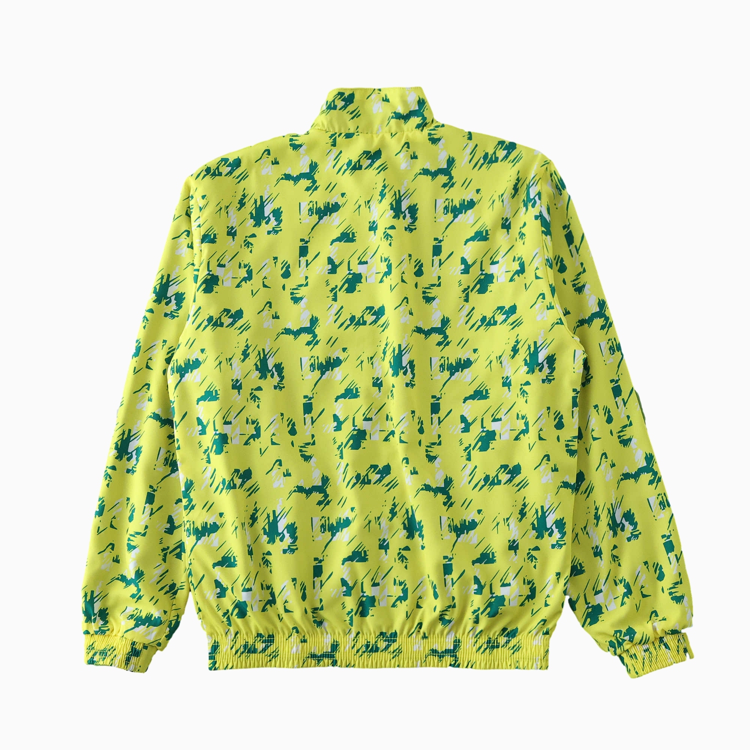 TKH-turbokithub-Norwich City 1992-94 Retro Style Double Sided Reversible Windbreaker - Green & Yellow