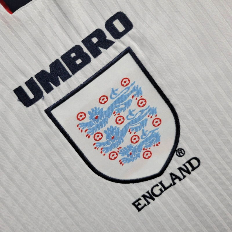 TKH-turbokithub-Retro England 1998 Home Stadium Long Sleeve Jersey