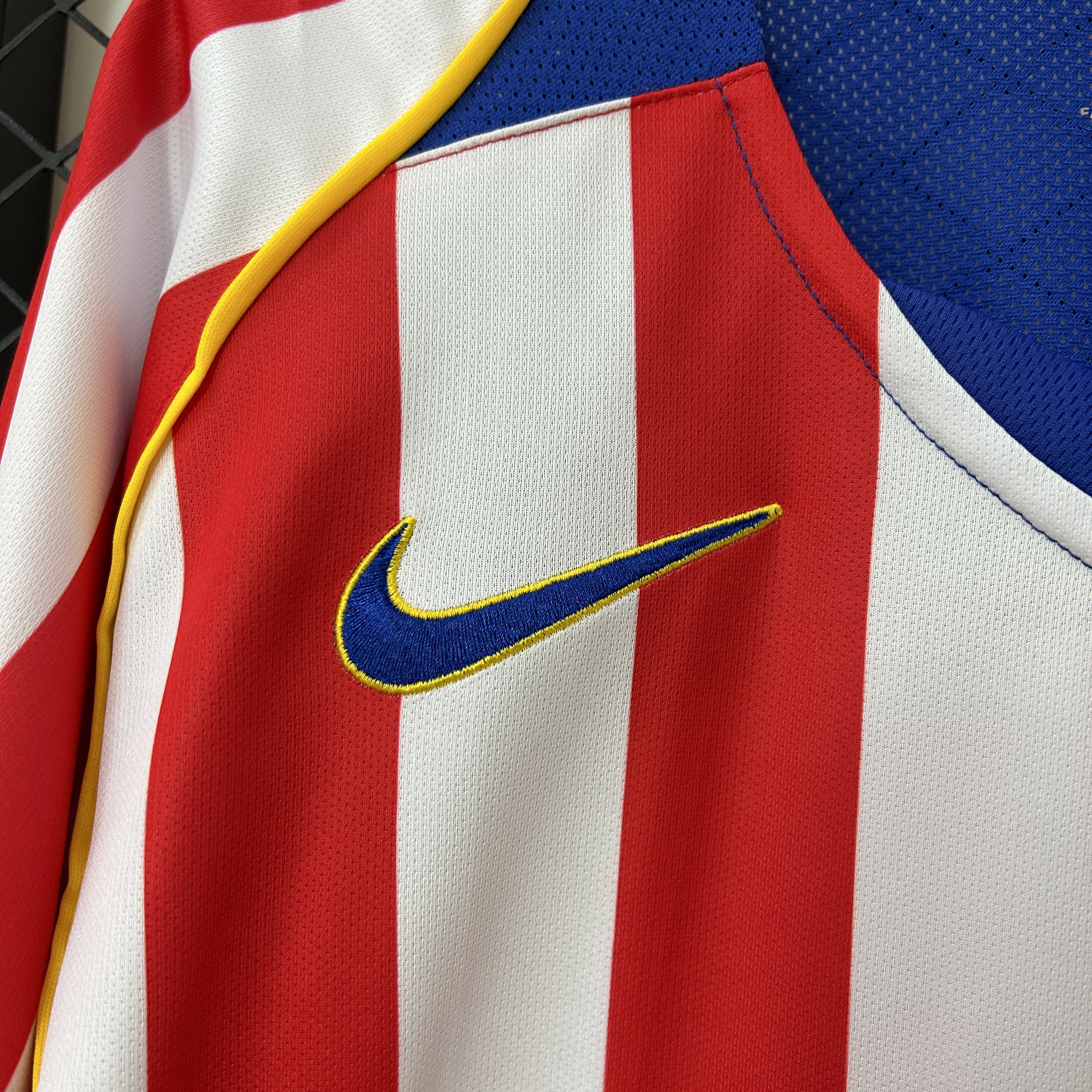 TKH-turbokithub-Retro Atletico Madrid 2004-05 Home Long Sleeves Jersey - S.p.i.d.e.r M.a.n