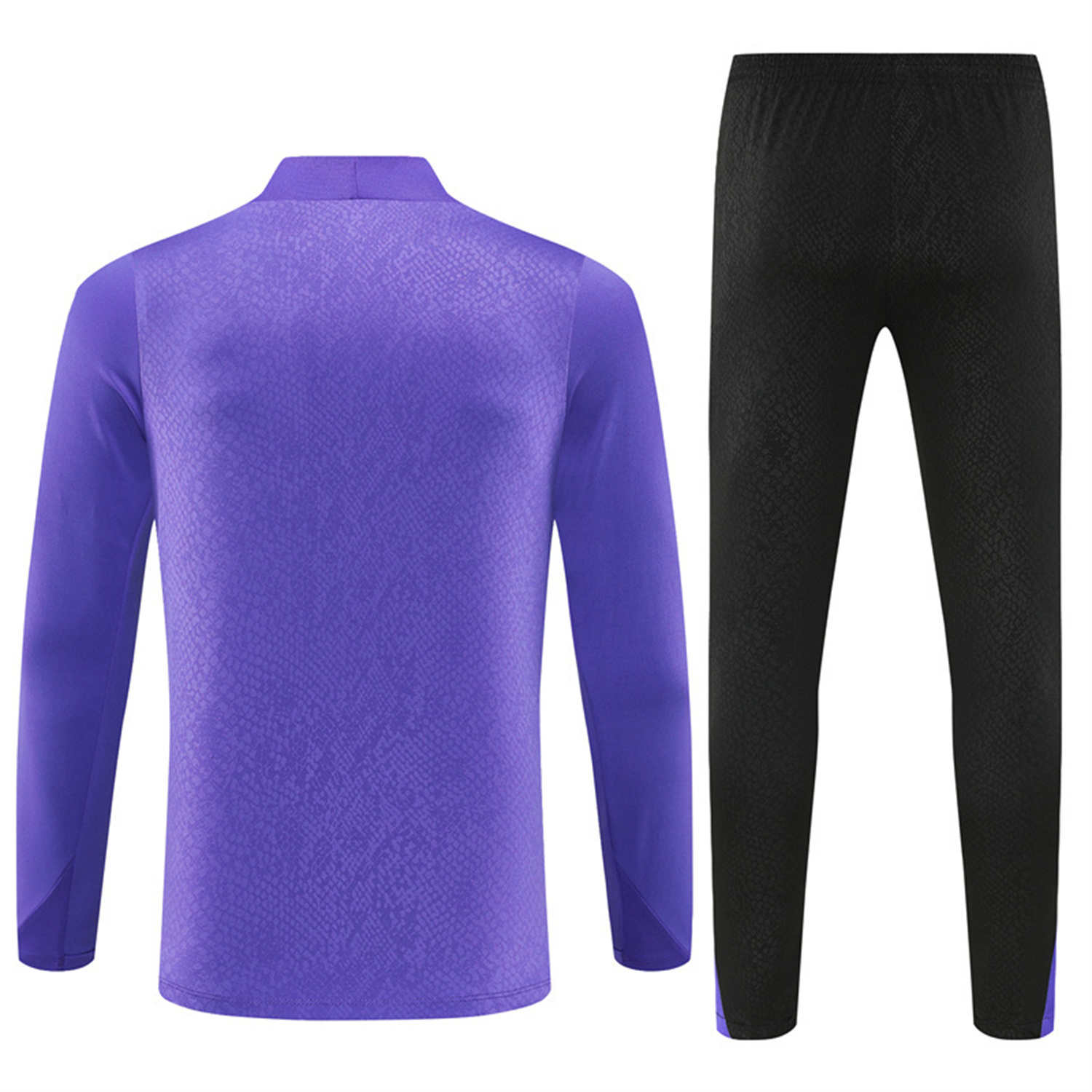 TKH-turbokithub-Barcelona 25-26 X KB Long Sleeve Training Set - Purple Top & Black Pants