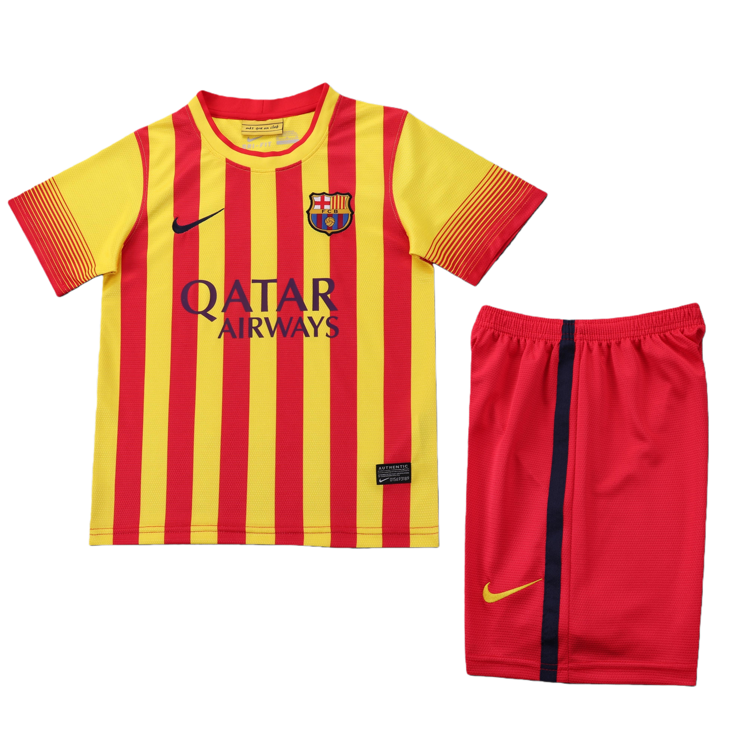 TKH-turbokithub-Retro Barcelona 2013-14 Away Kids Kit