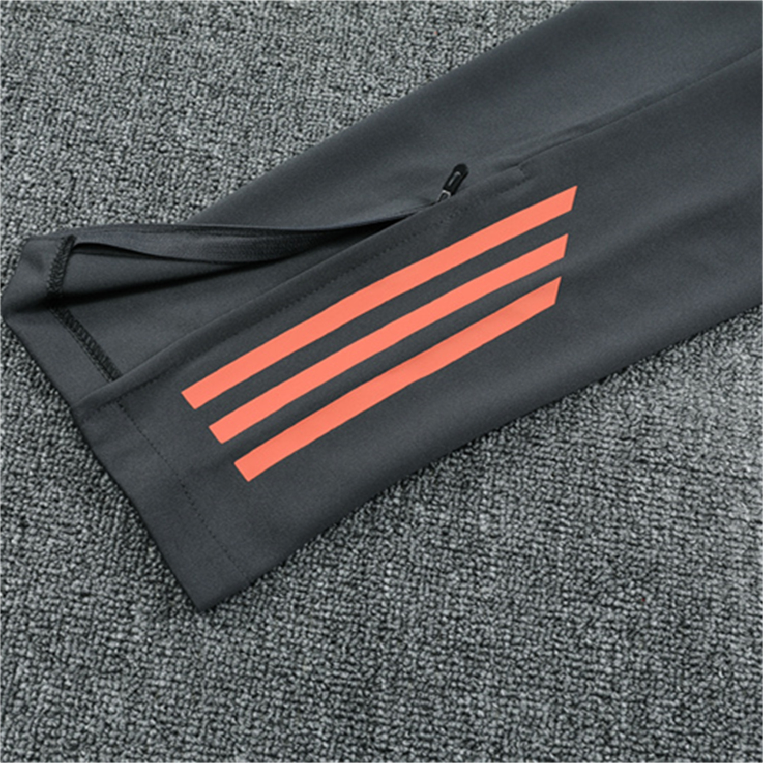TKH-turbokithub-Bayern Munich 25-26 Long Sleeves Training Set - Orange Top & Gray Pants