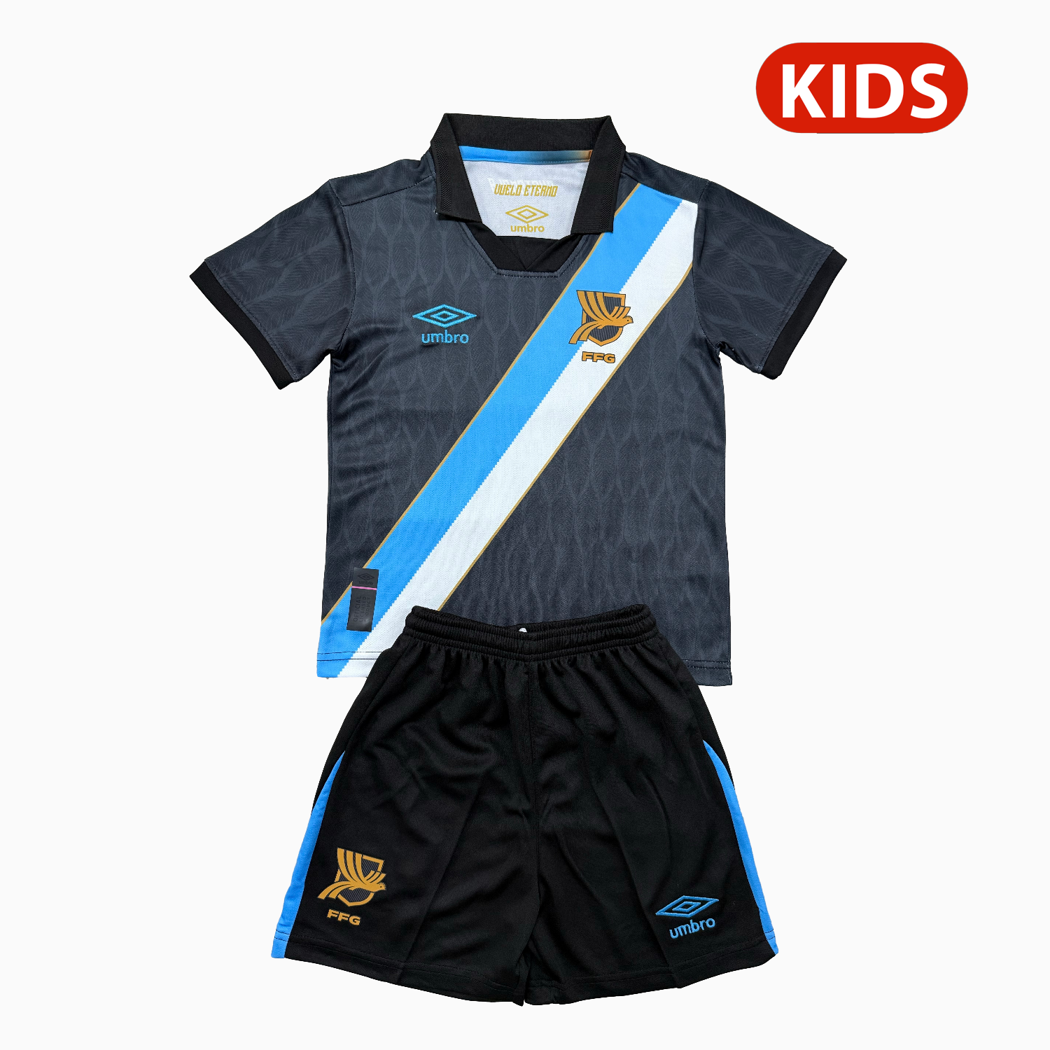 TKH-turbokithub-Guatemala 26-27 Navy Blue Away Kids Kit