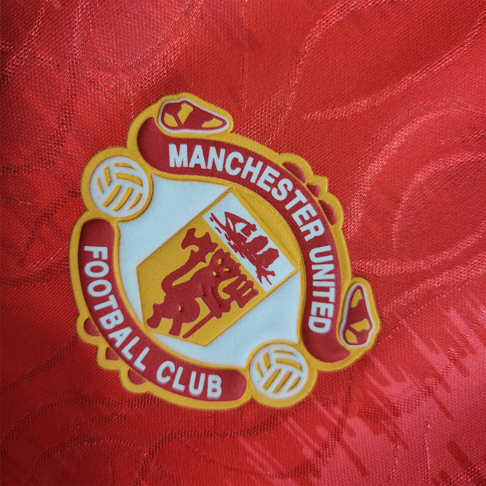 TKH-turbokithub-Retro Manchester United 90-92 Home Stadium Jersey