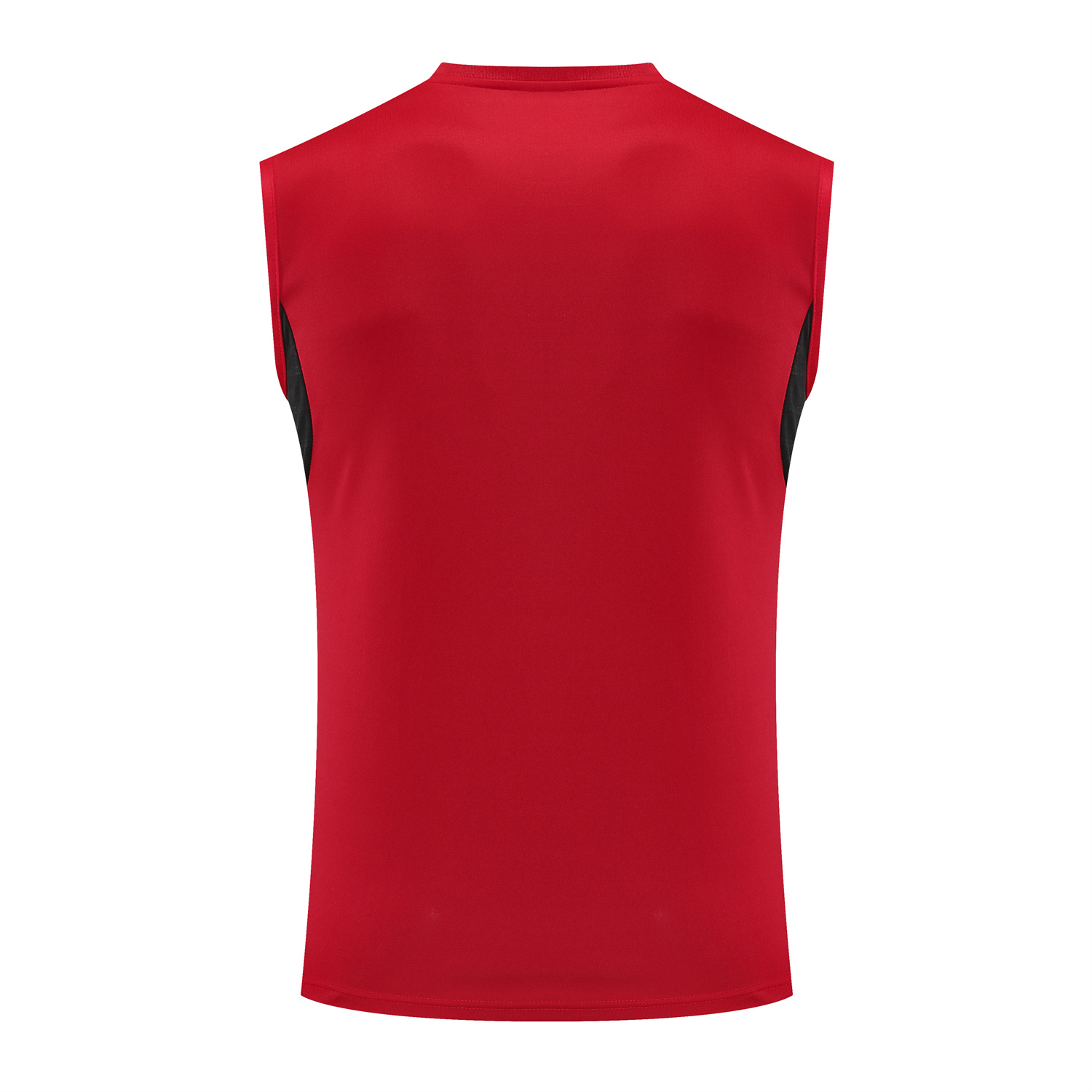 TKH-turbokithub-Manchester United 25-26 Vest Training Set - Pure Red Vest & Black Shorts