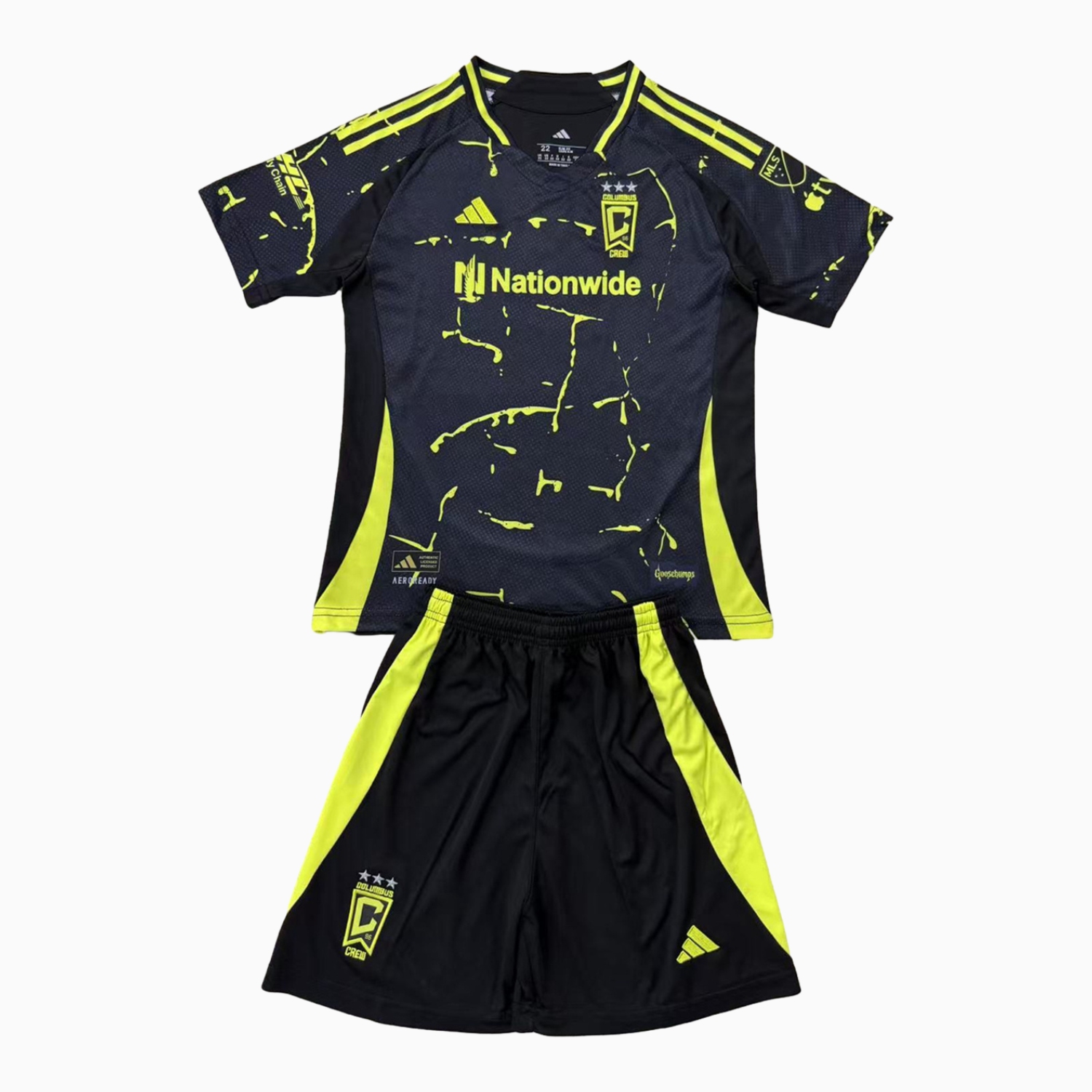 TKH-turbokithub-Columbus Crew 2025 Away Men's Adult Jersey Set - Fans Version