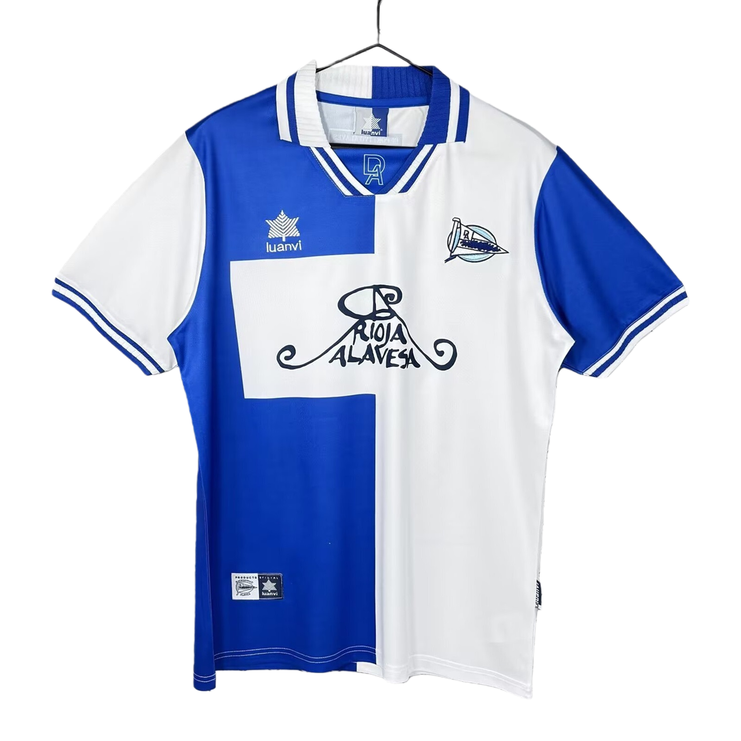 TKH-turbokithub-Retro Deportivo Alavés 2000-01 Home Jersey