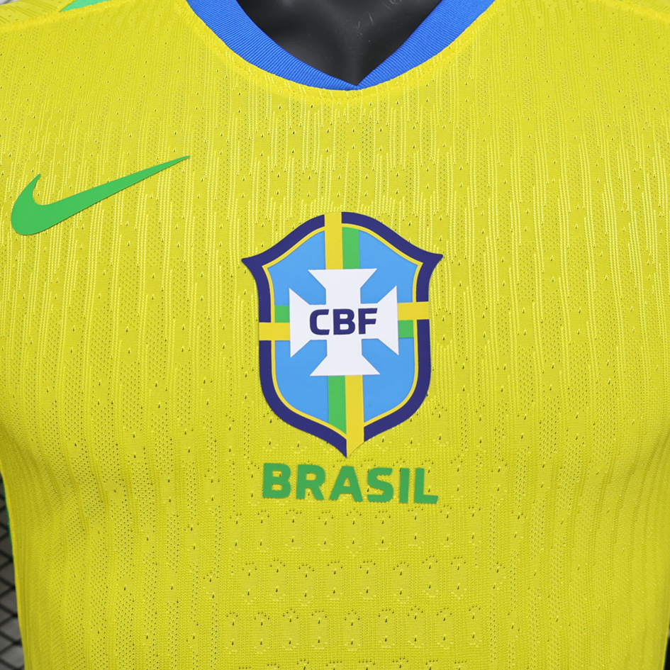 TKH-turbokithub-Brazil 2025 Women's Team Home Jersey - Men's Player Version