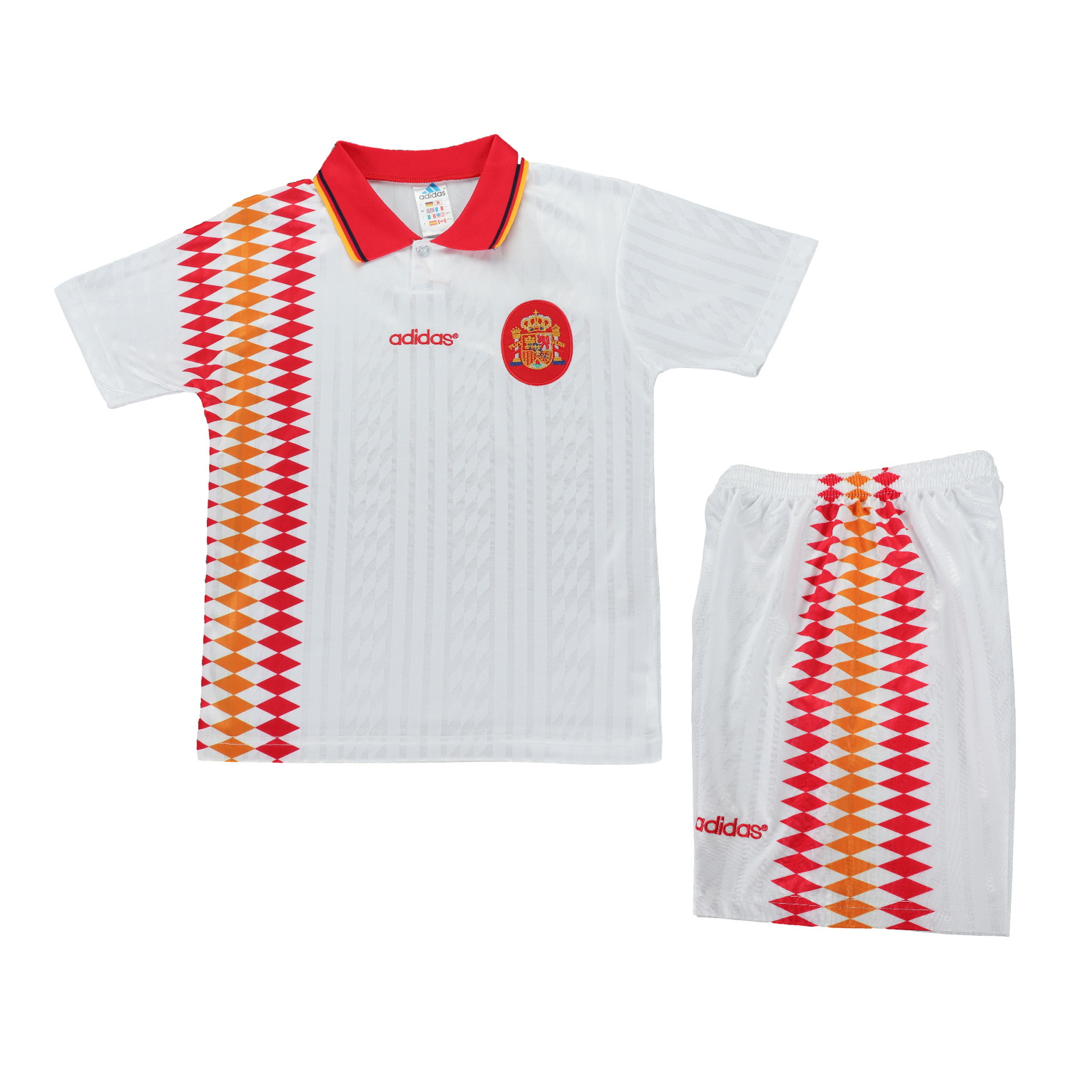 TKH-turbokithub-Retro Spain 1994 Away Kids Kit