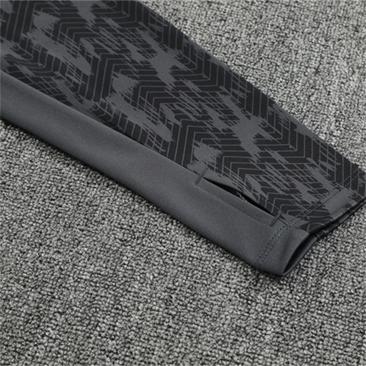 TKH-turbokithub-Feyenoord 25-26 Long Sleeve Training Set - Dark Gray Top & Dark Gray Pants