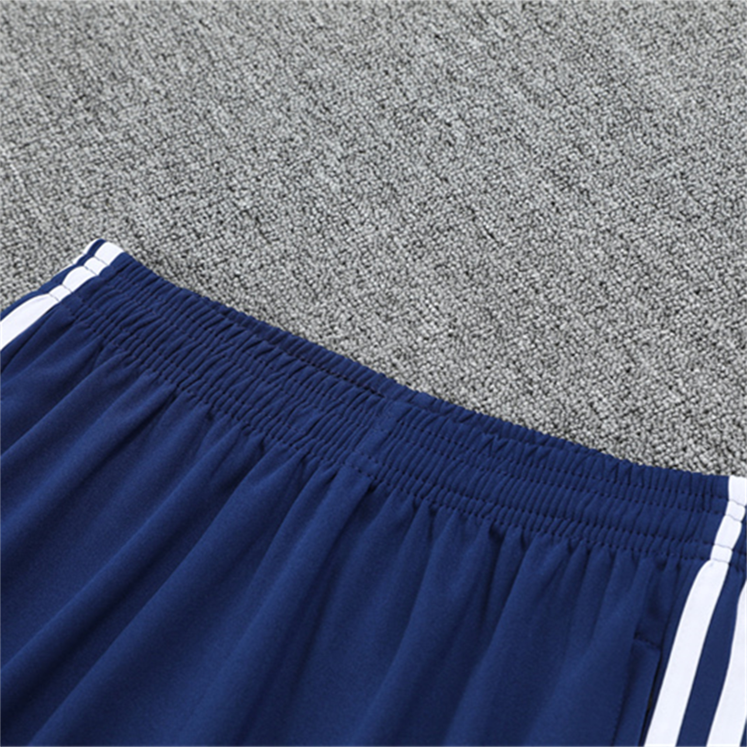TKH-turbokithub-Real Madrid 25-26 Long Sleeve Training Set - Green Line White Top and Blue Pants