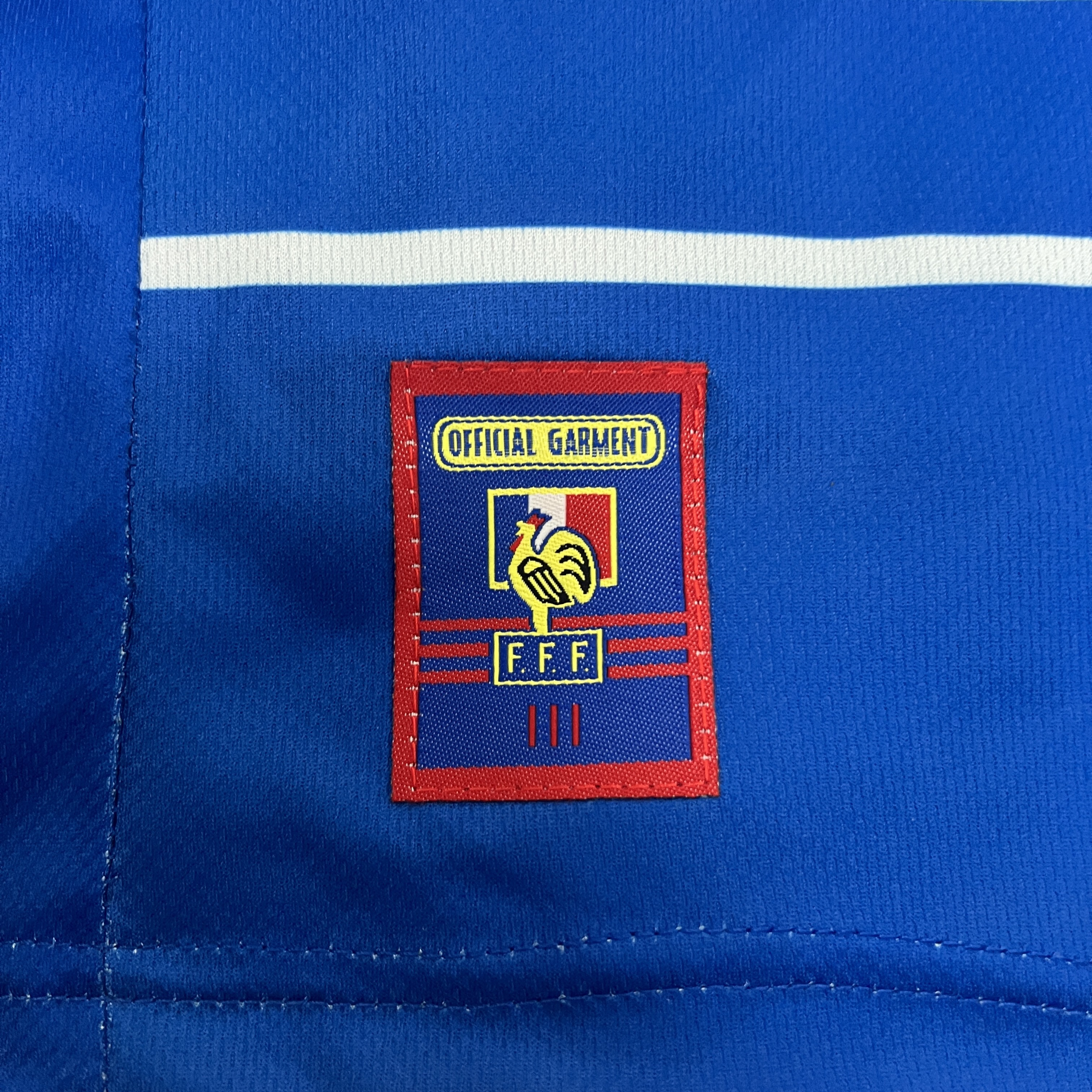 TKH-turbokithub-Retro France 1998 Home Stadium Kids Kit