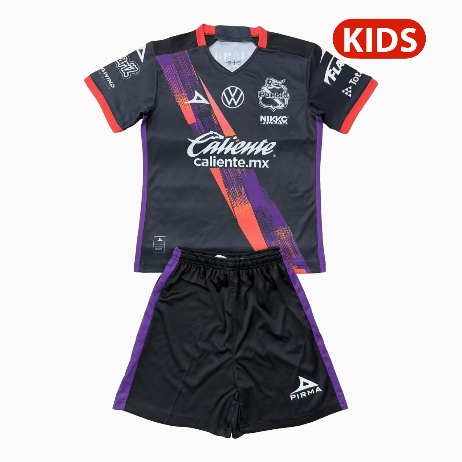 TKH-turbokithub-Club Puebla 25-26 Away Kids Kit