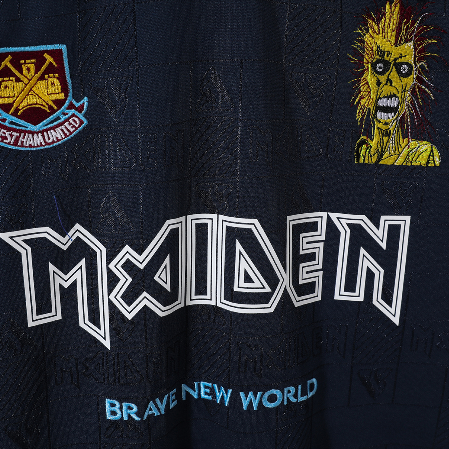 TKH-turbokithub-Retro West Ham United 1999 Iron Maiden Home Jersey