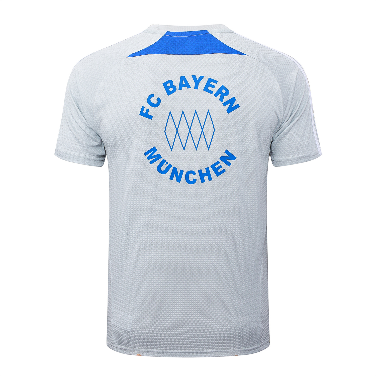 TKH-turbokithub-Bayern Munich 25-26 Short-Sleeve Training Set - Grey Throwback Top & Shorts