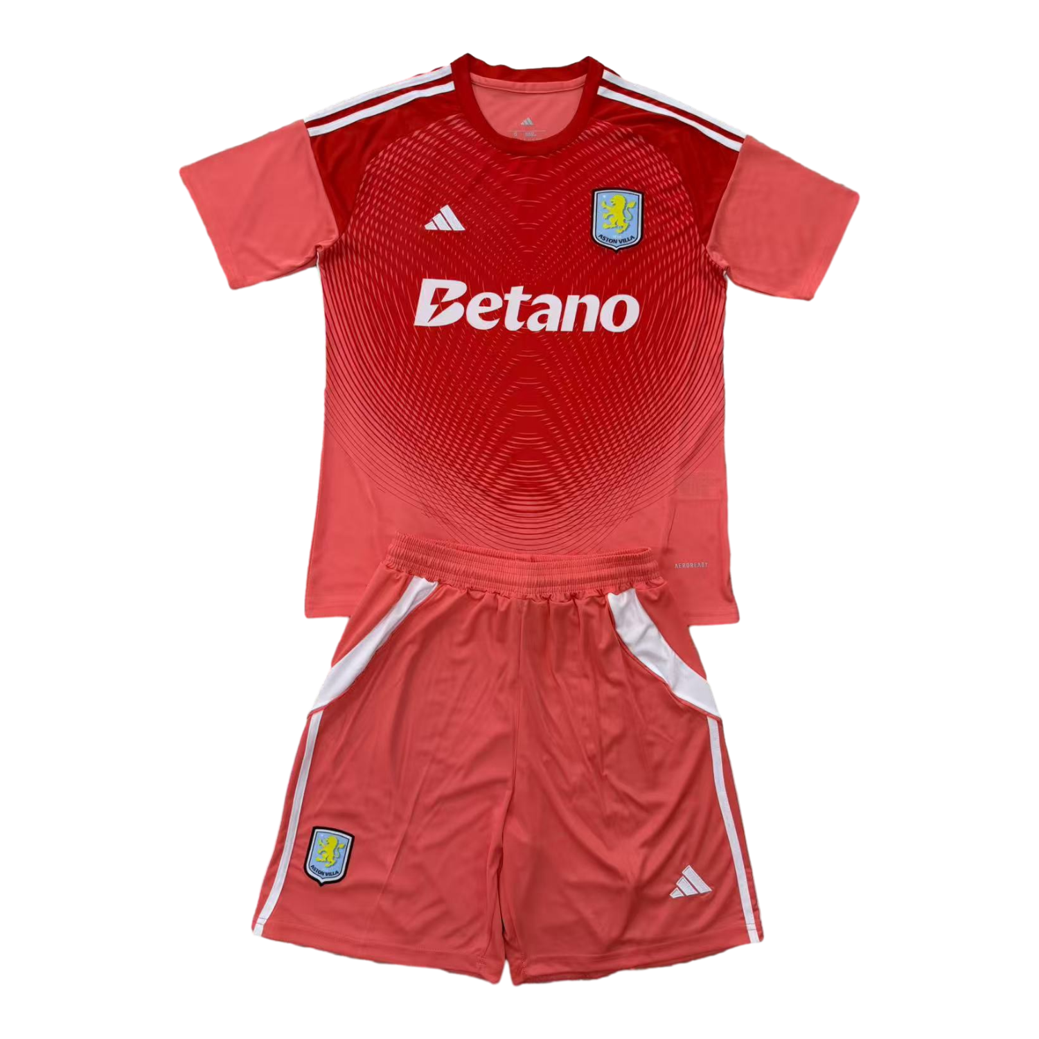 TKH-turbokithub-Aston Villa 25-26 Red Goalkeeper Men's Adult Jersey Set - Fans Version